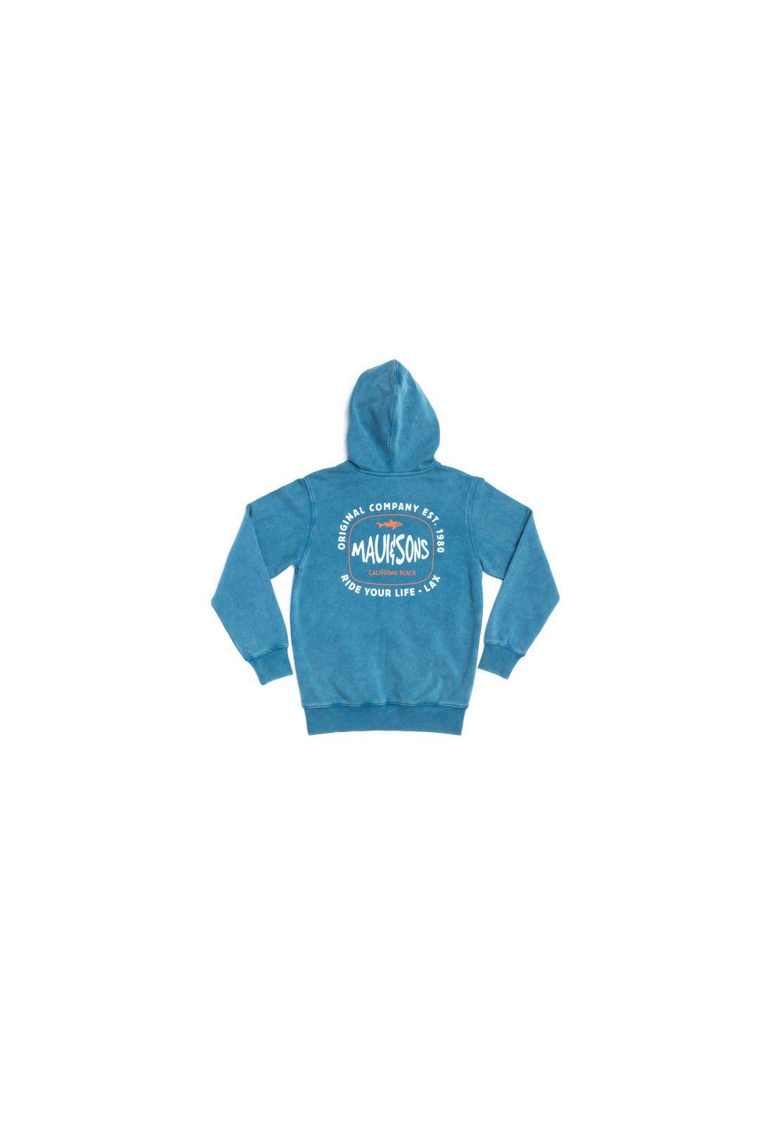 Poleron Fullzipper MAUI Juvenil 5O1024-MI20 Azul-1