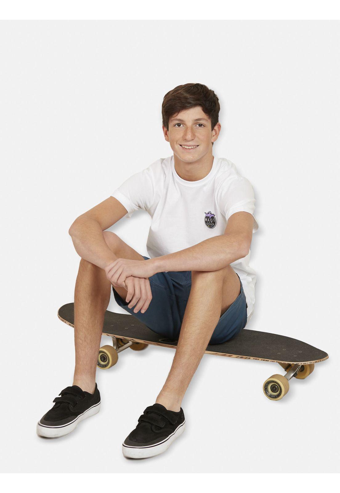 Bermuda CHINO FIT Juvenil Hombre Azul Oscuro Maui And Sons-2