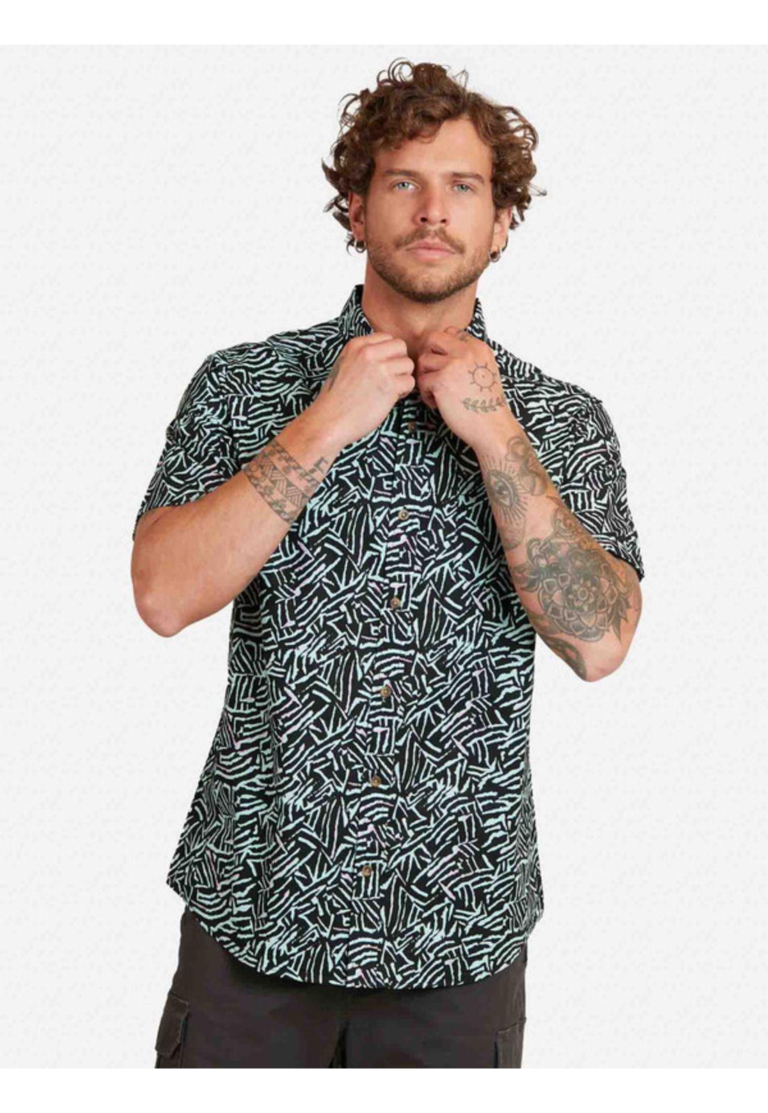 Camisa Summer Party Hombre Multicolor Maui And Sons-0