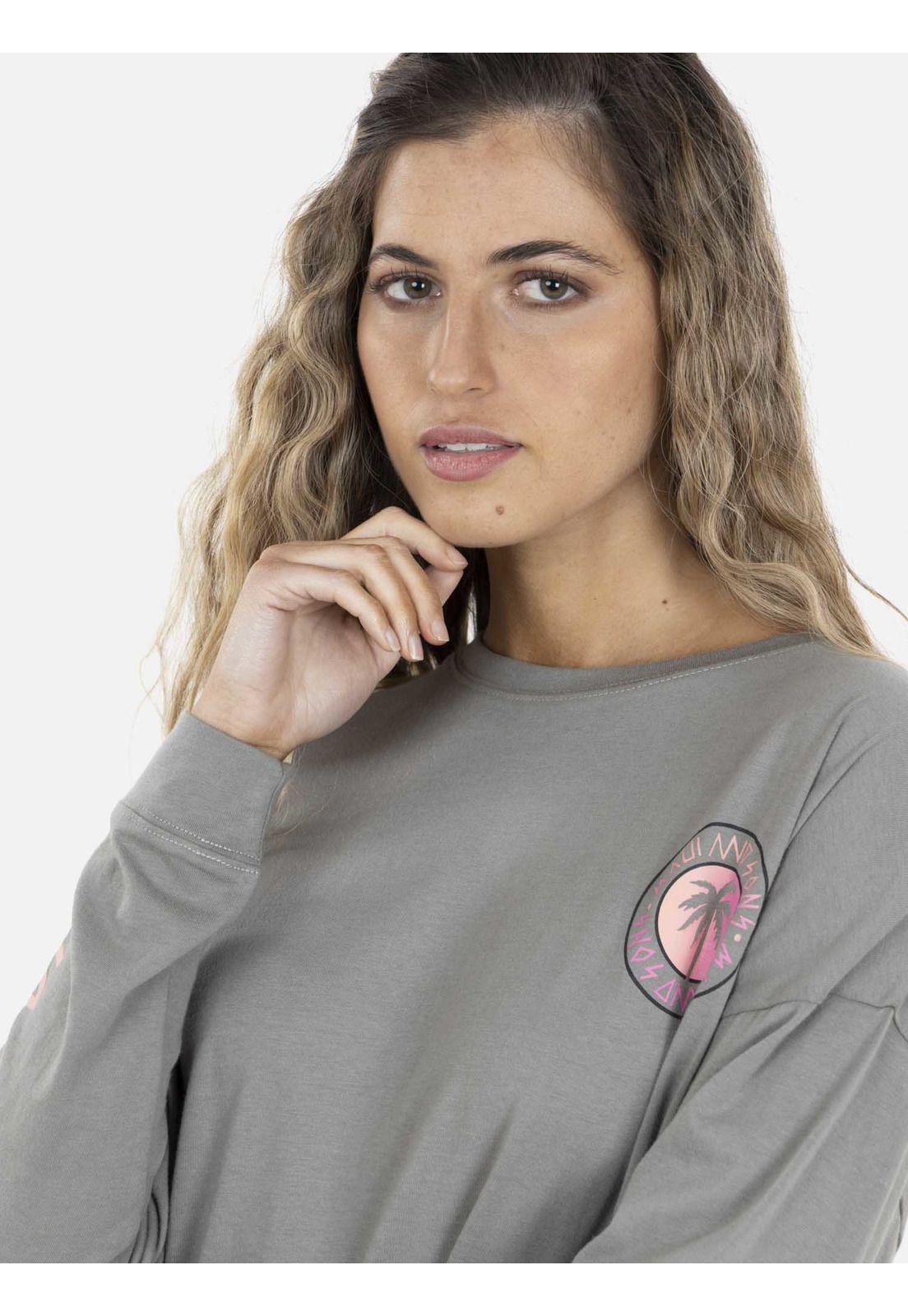 Polera PALM ROAD Mujer Verde Maui and Sons Maui And Sons