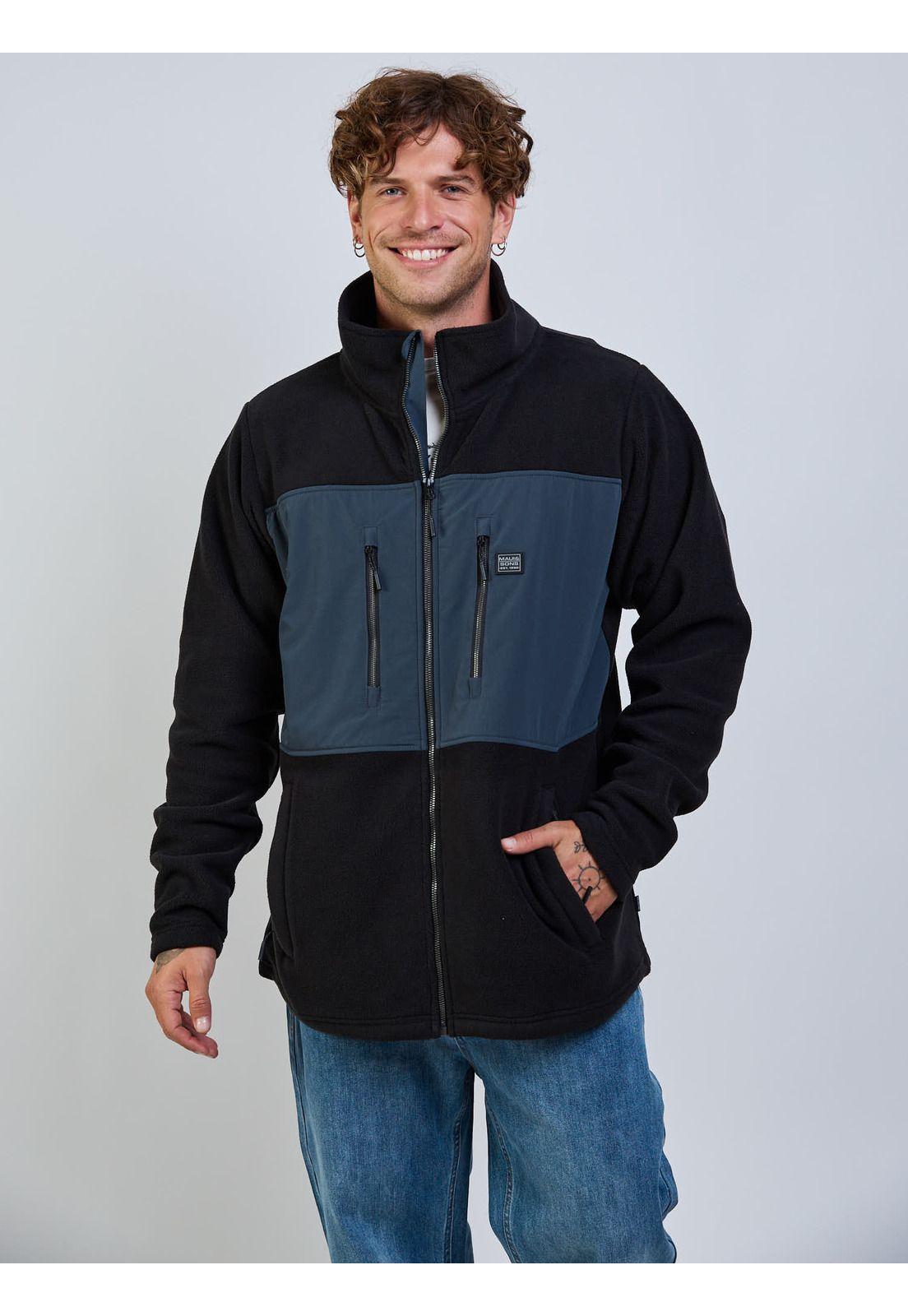 Poleron Polar Táctical Negro Hombre Maui And Sons-0