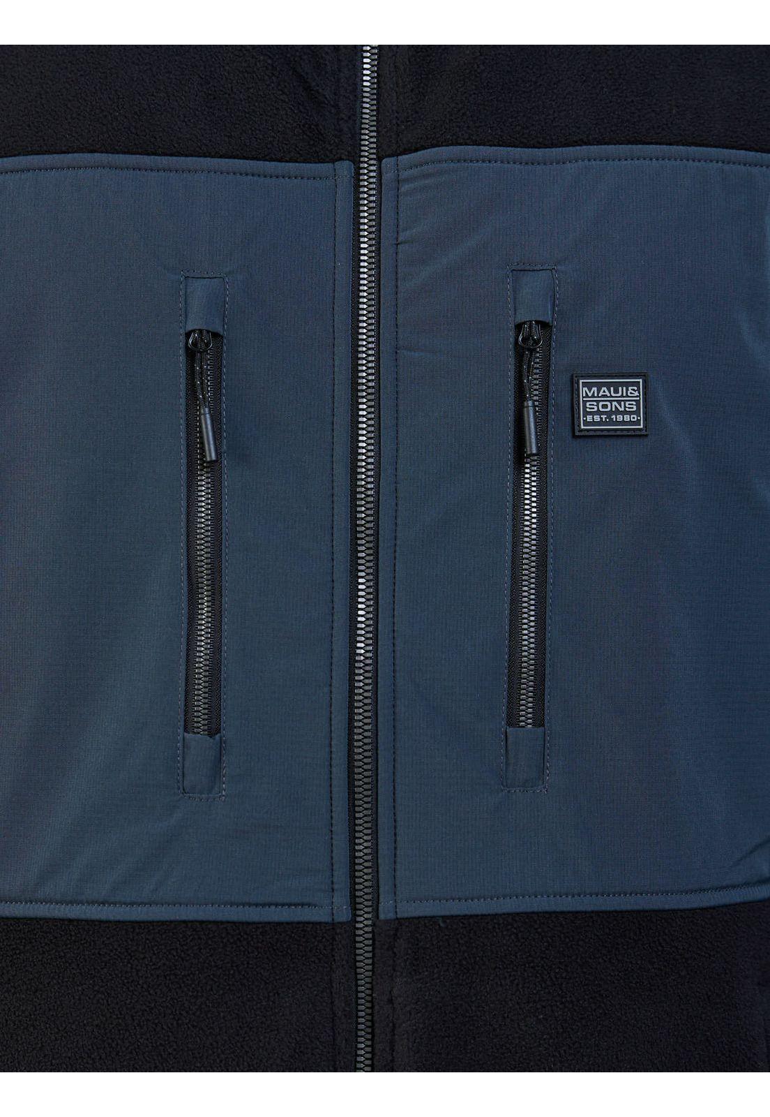 Poleron Polar Táctical Negro Hombre Maui And Sons-5