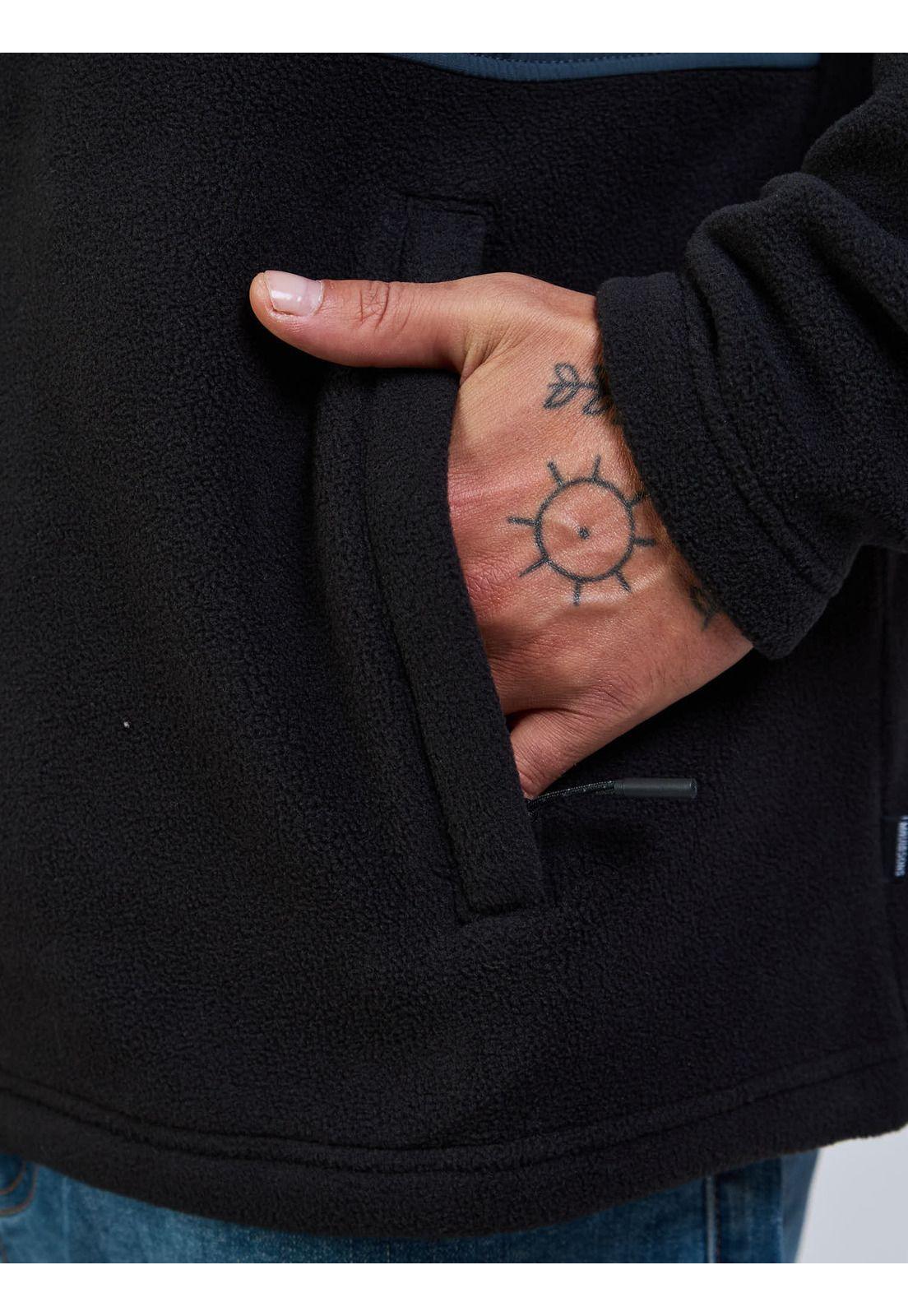 Poleron Polar Táctical Negro Hombre Maui And Sons-6