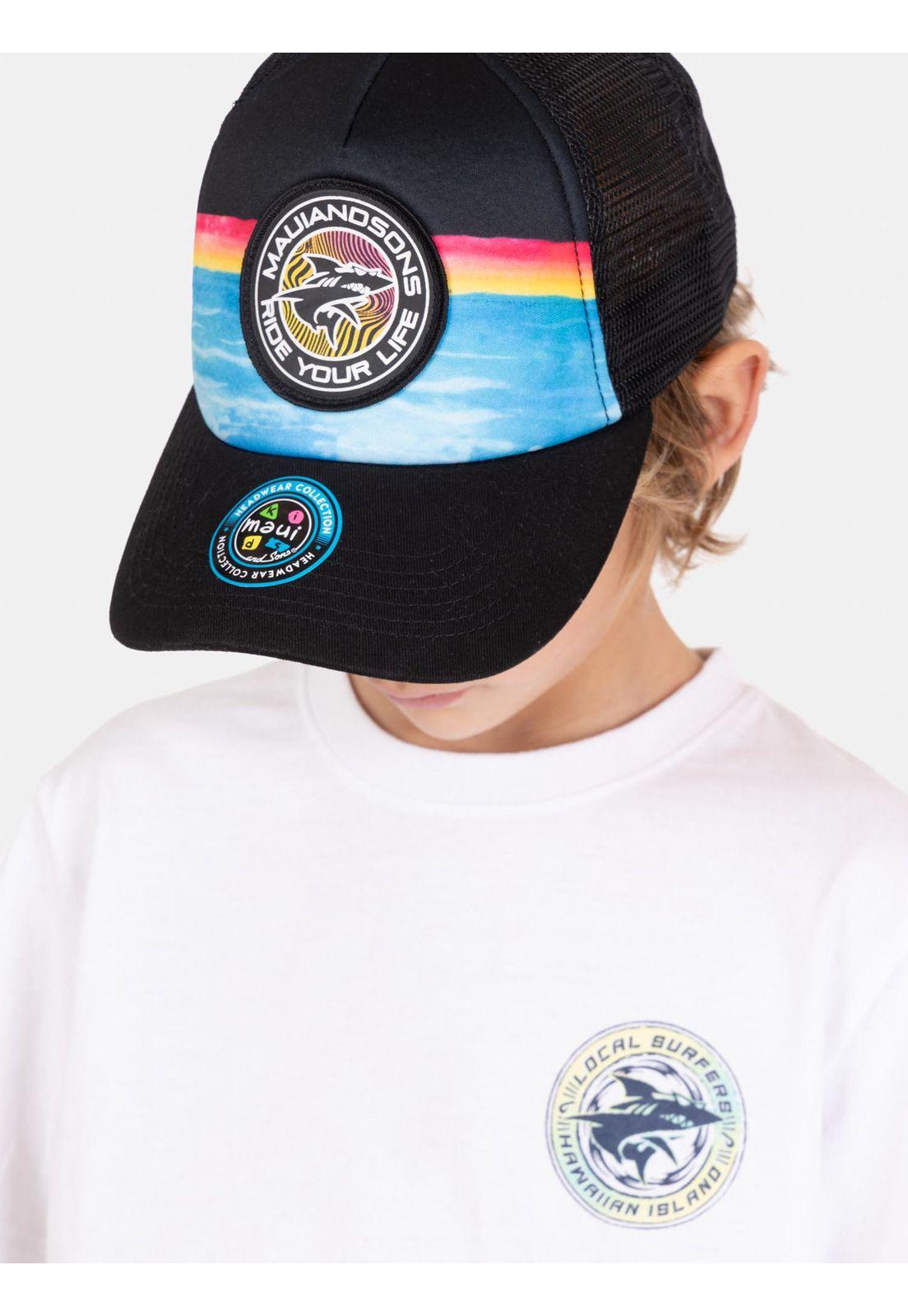 Polera MC SeaLover Blanco Infantil Maui And Sons-2
