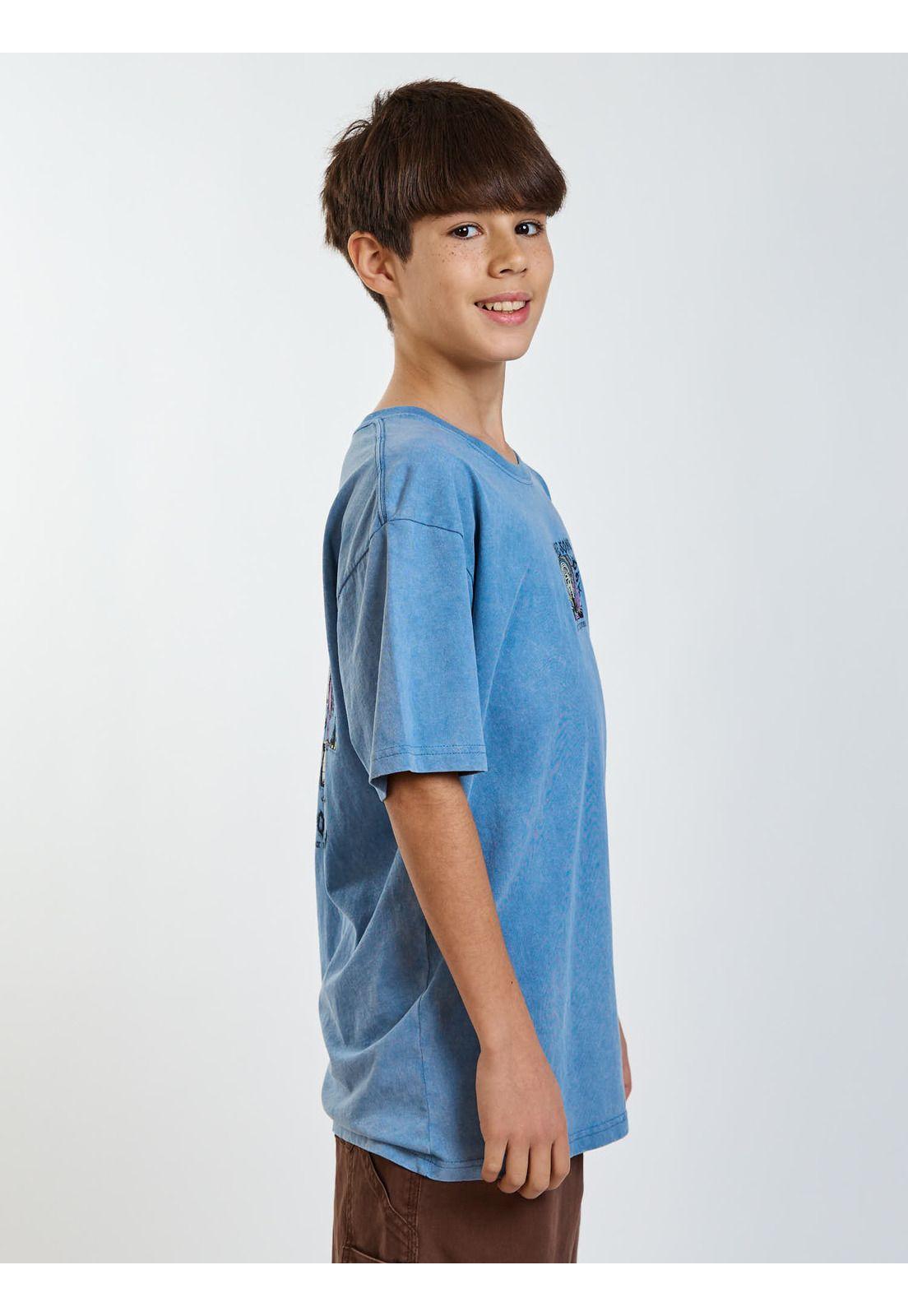 Polera MC Endless Celeste Infantil Maui and Sons-2
