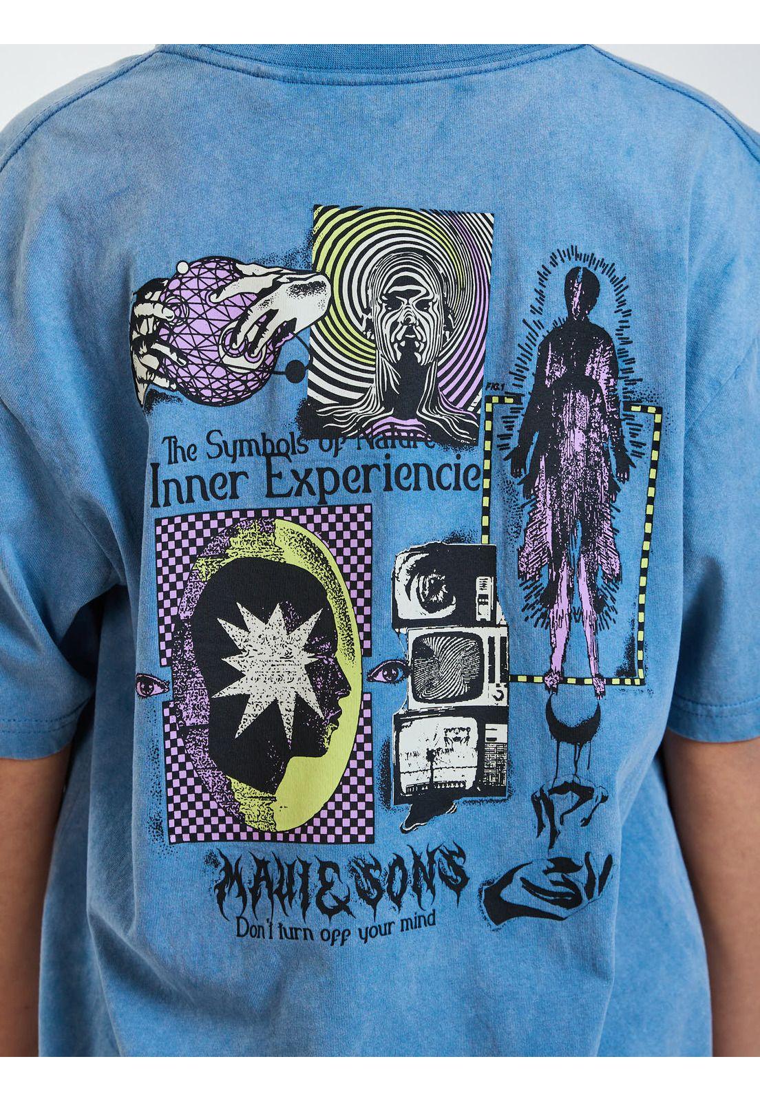 Polera MC Endless Celeste Infantil Maui and Sons-3