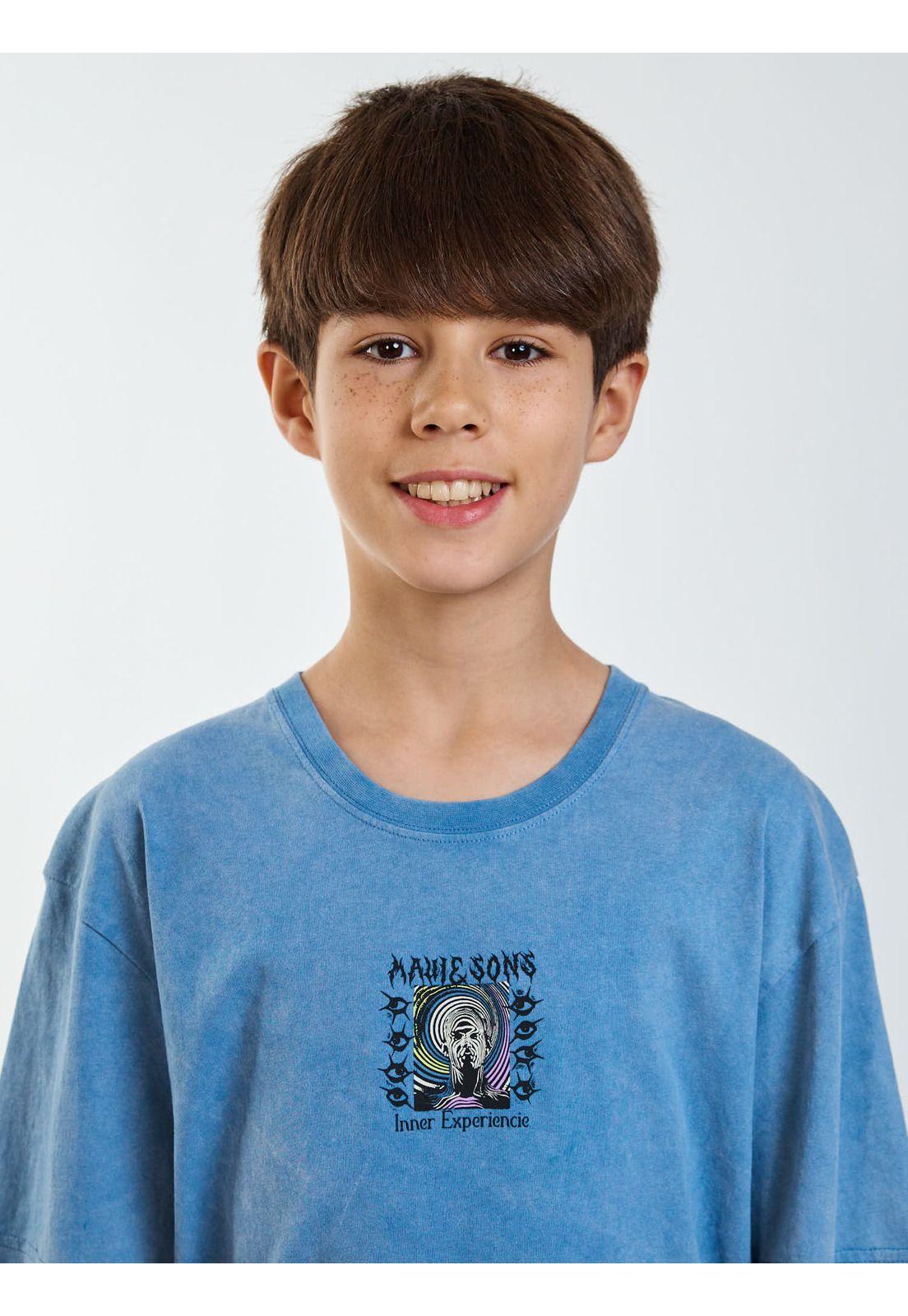 Polera MC Endless Celeste Infantil Maui and Sons-4