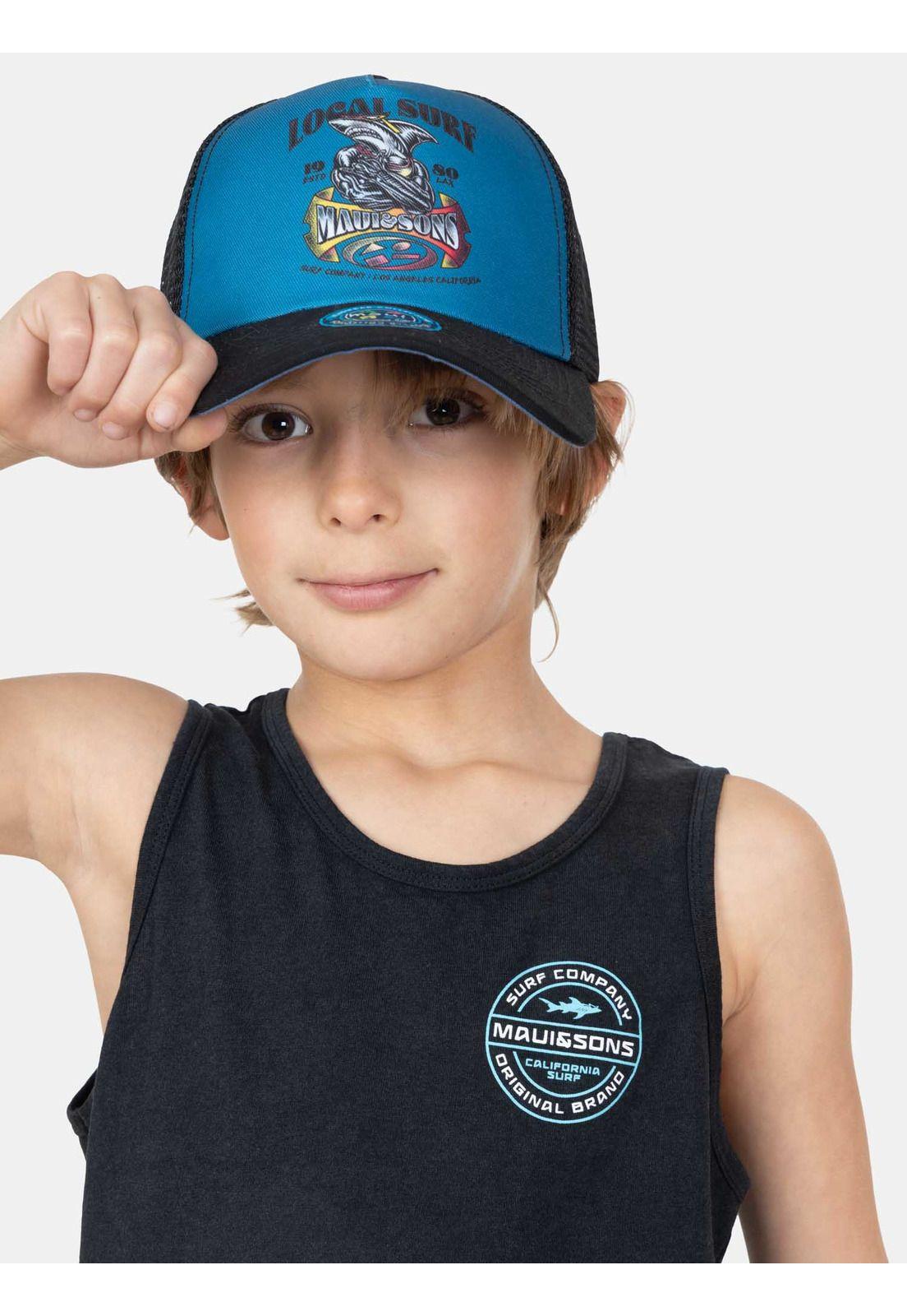 Polera SM Pumix Negro Infantil Maui And Sons-2