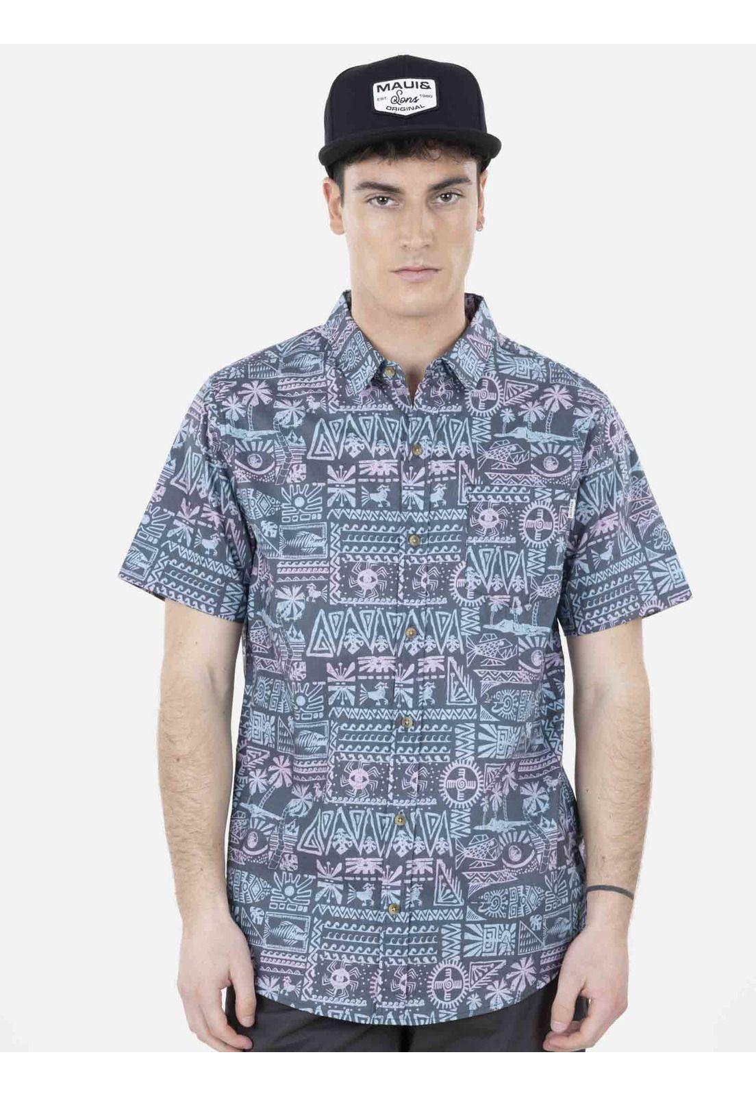 Camisa HAWAIIAN SING Hombre Multicolor Maui and Sons-1