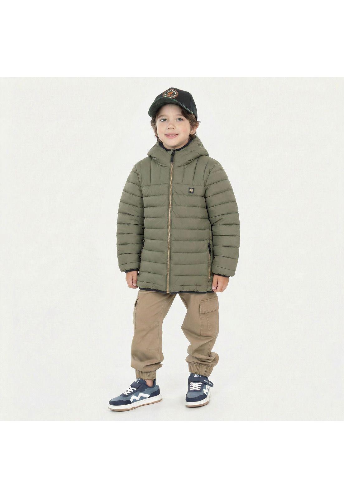 Parka Eastport Verde Infantil Maui And Sons-2