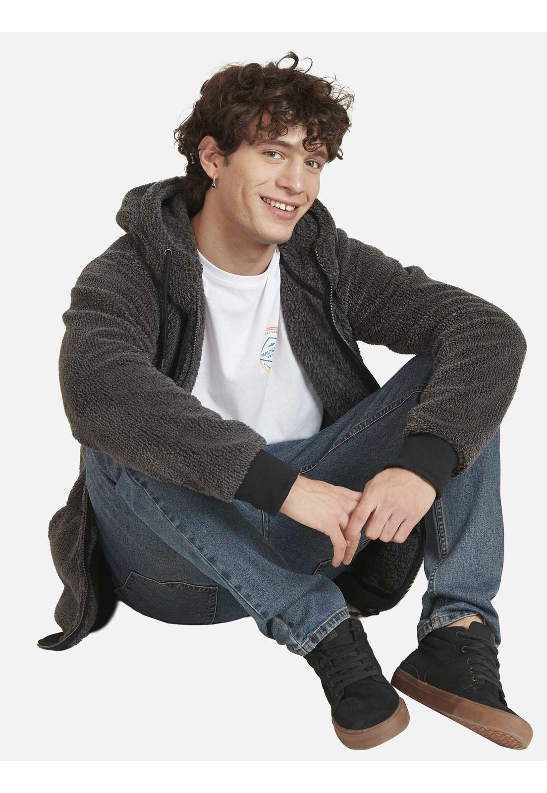 Poleron Hombre 5O380 Gris Oscuro Maui and Sons-3