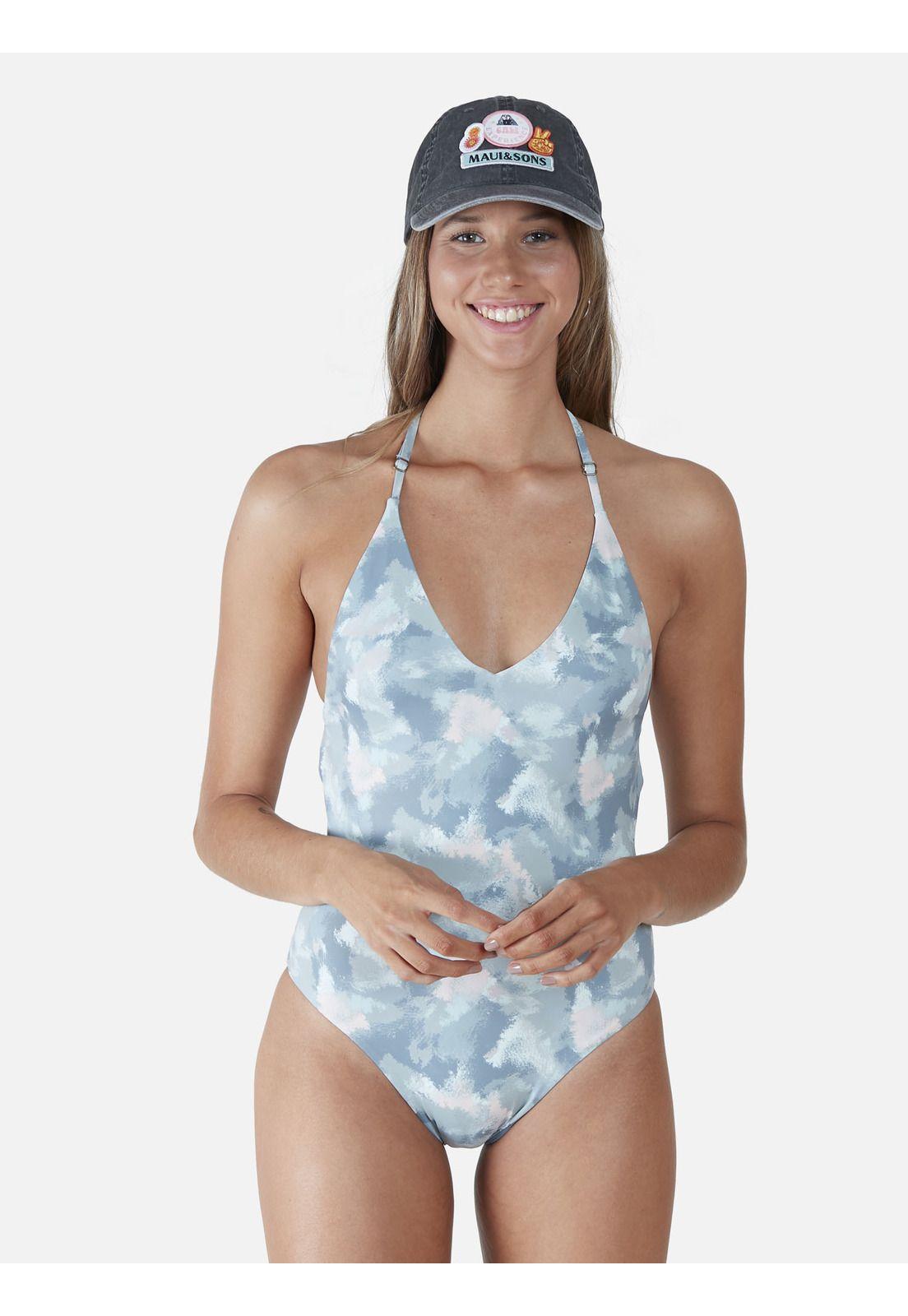 Traje De Baño Entero Mujer Verde 5T255-WV22 Maui And Sons-0