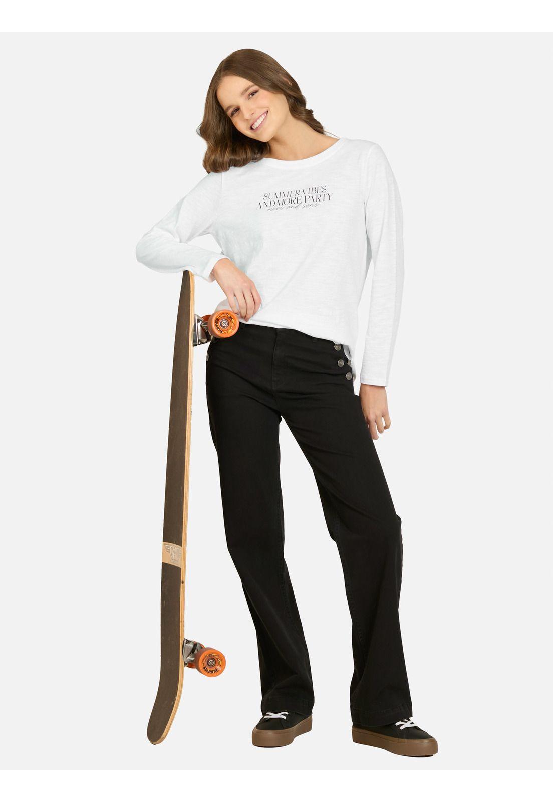 Polera ML Maurea Blanco Mujer Maui And Sons-3