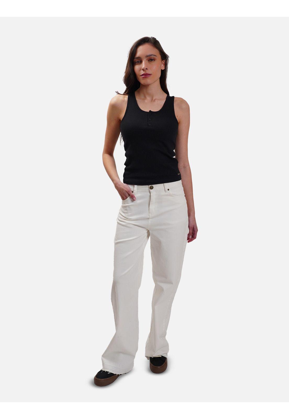 Pantalón Milani Blanco Mujer Maui And Sons-3