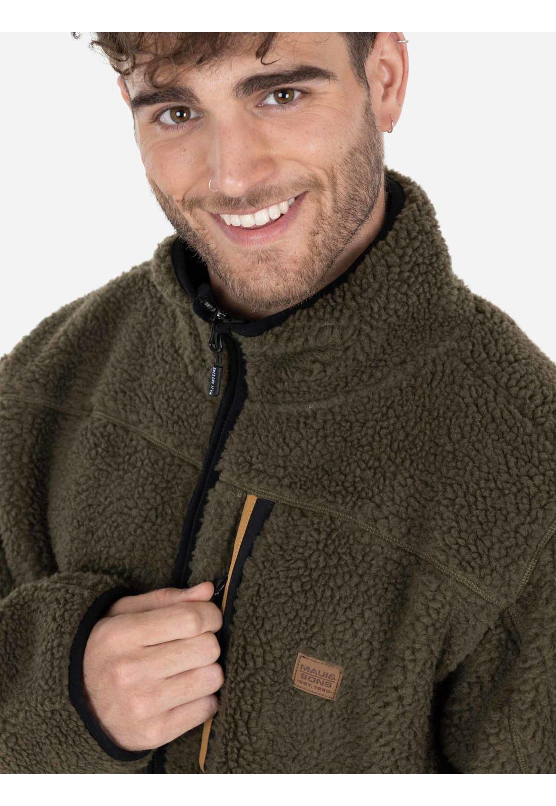 Poleron SONICSTONE Hombre Verde Maui and Sons-2