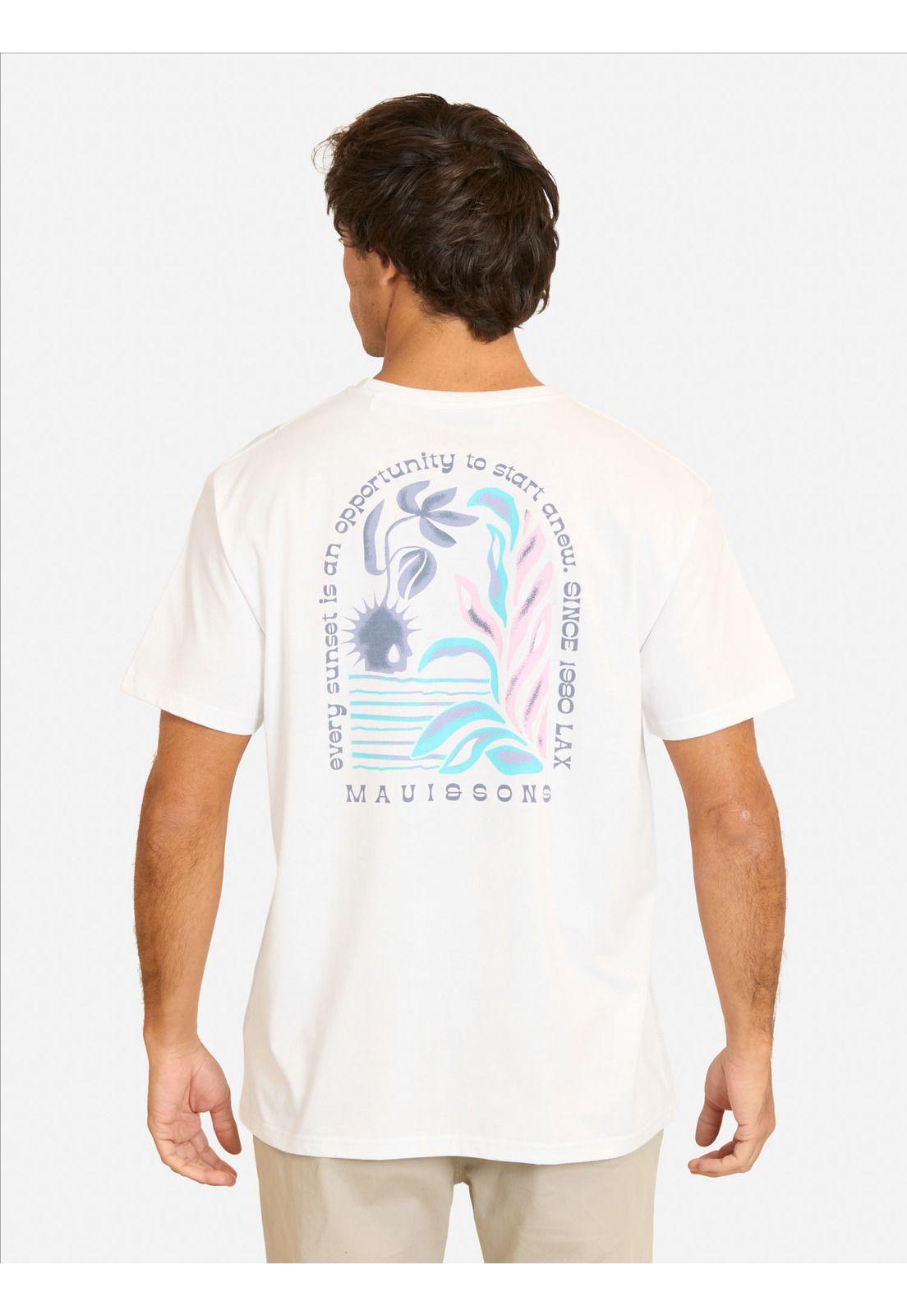 Polera MC Bafin Blanco Hombre Maui And Sons-1