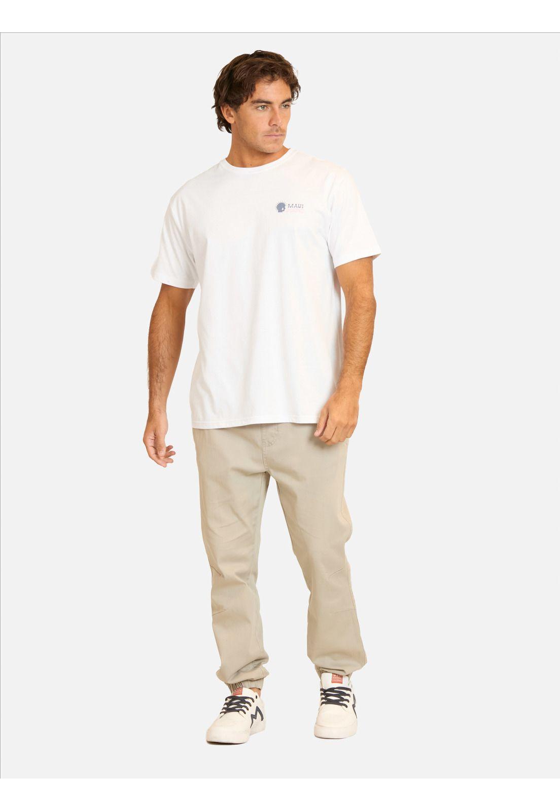 Polera MC Bafin Blanco Hombre Maui And Sons-3