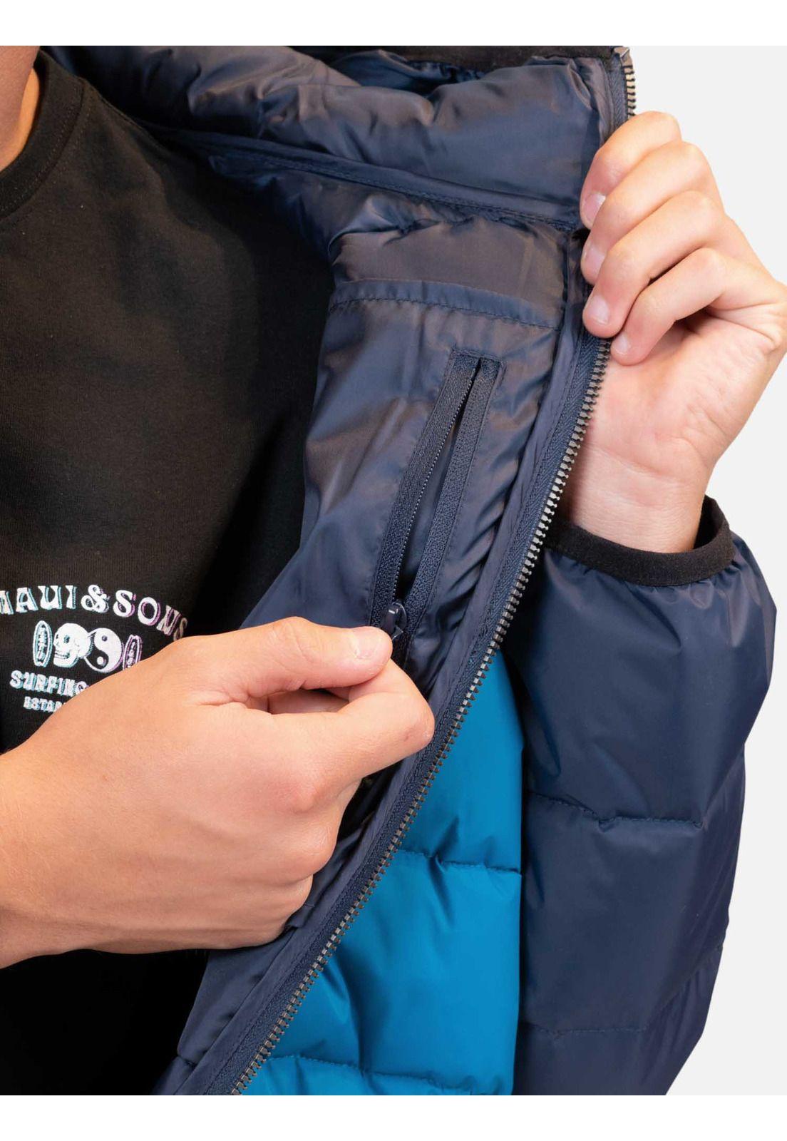 Parka Topacio Infantil Azul Maui And Sons-3