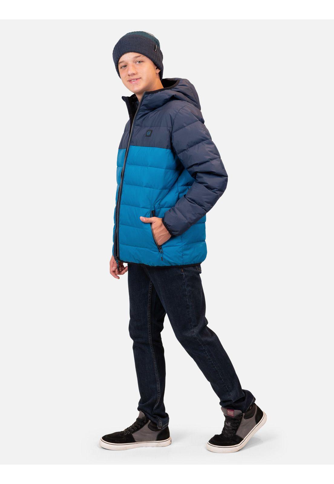 Parka Topacio Infantil Azul Maui And Sons-4
