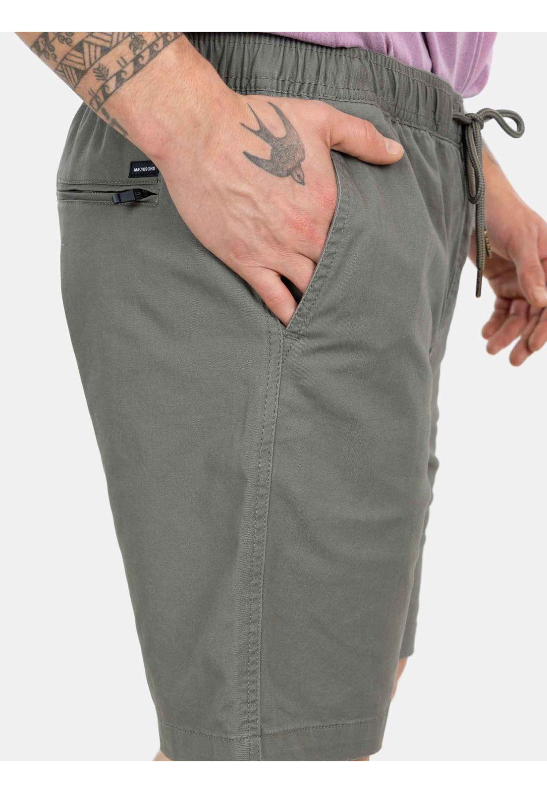 Bermuda Jogger Triey Verde Hombre Maui And Sons-3