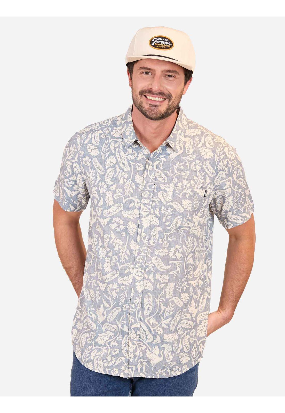 Camisa MC Carite Multicolor Hombre Maui And Sons-0