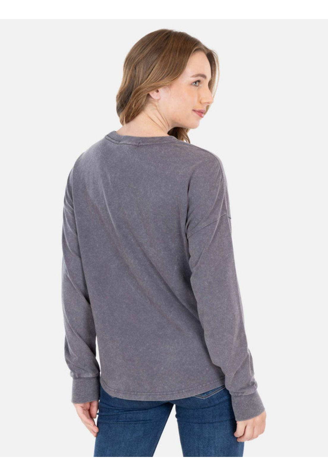 Polera Rainbow T-Shirt Gris Mujer Maui And Sons-1