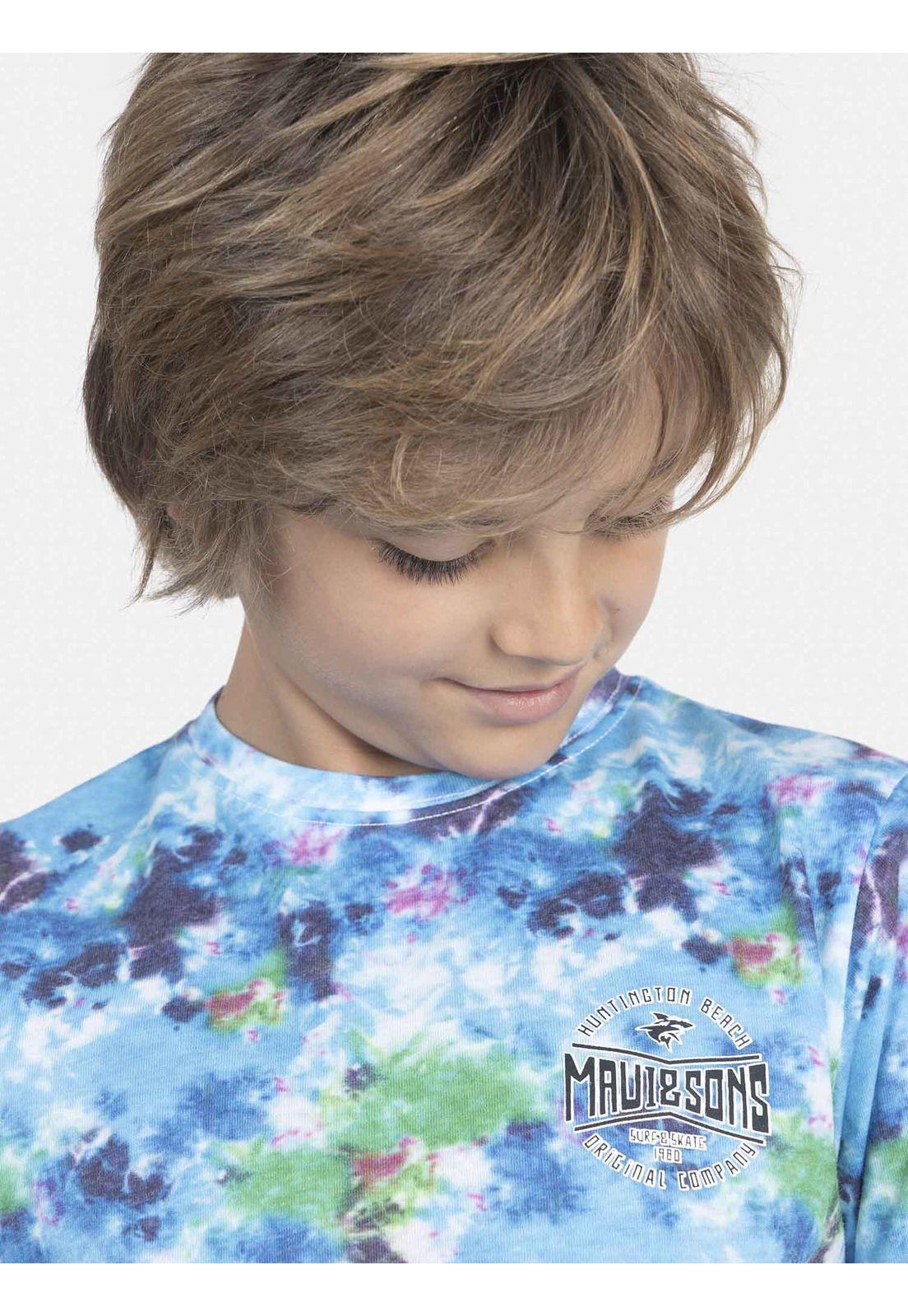 Polera Niño MEGACOLOR Multicolor Maui and Sons-2