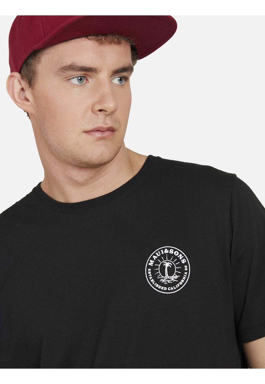 Polera SUN OF MALIBÚ Hombre Negro Maui and Sons-2