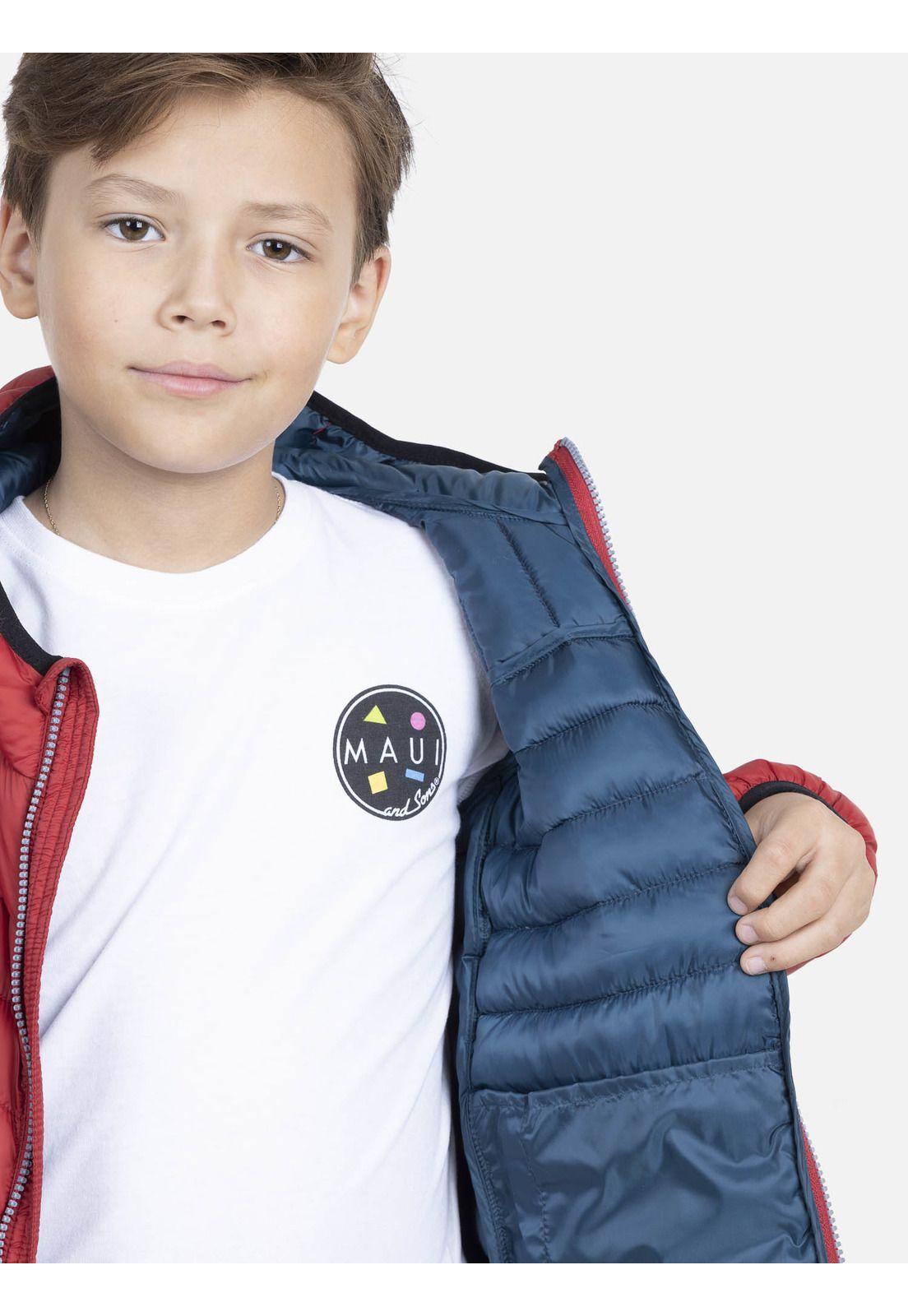 Parka Niño R.Y.L LIGHT QUILTED Rojo Maui and Sons-2