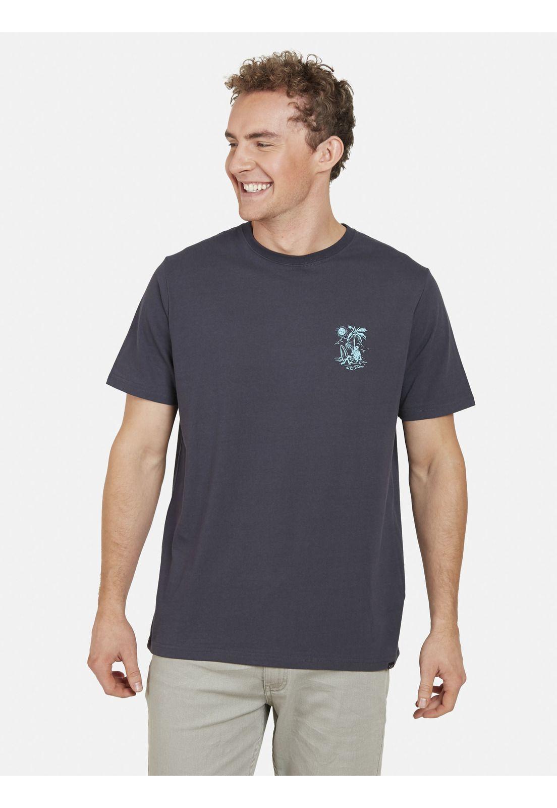 Polera SKULL RELAX Hombre Gris Oscuro Maui and Sons-0