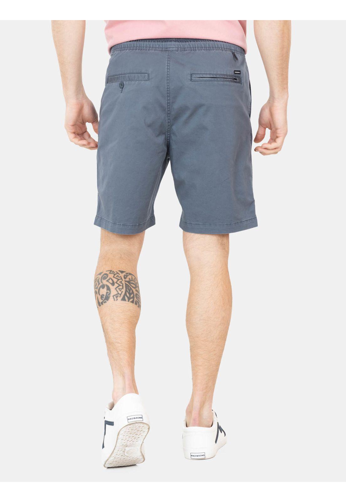 Bermuda Mahana Azul Hombre Maui And Sons-1