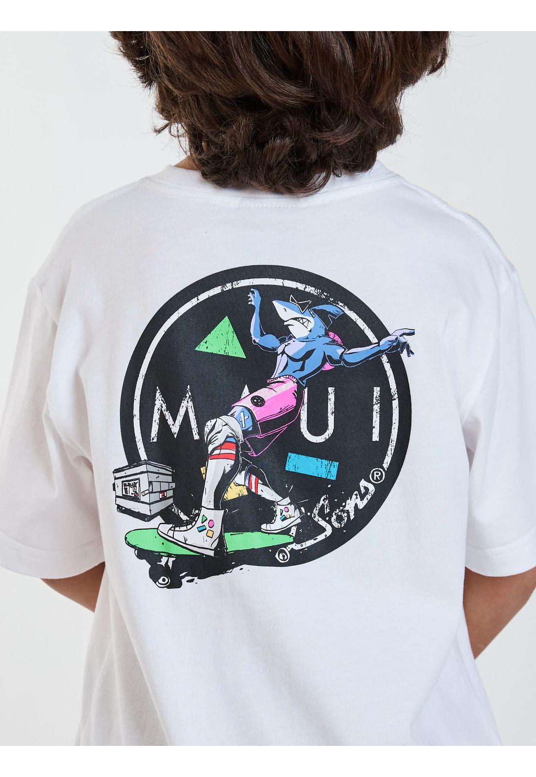 Polera MC Pali Blanco Infantil Maui and Sons-3