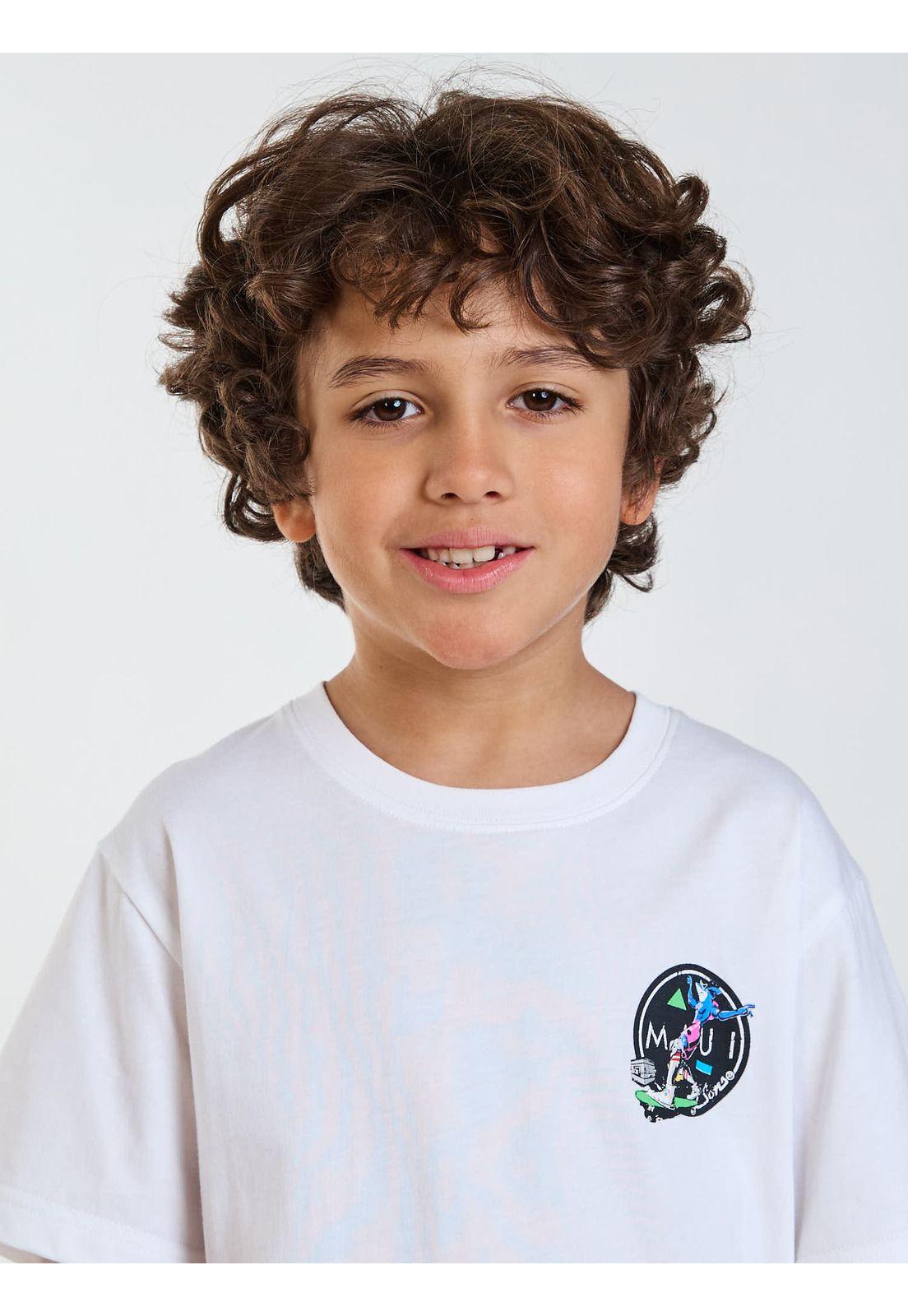 Polera MC Pali Blanco Infantil Maui and Sons-4