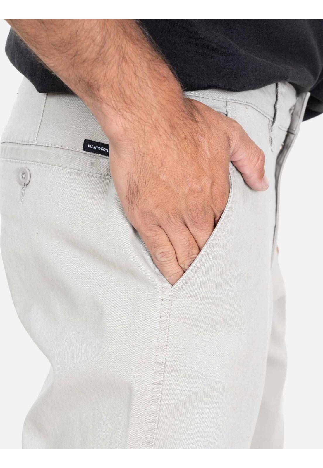 Pantalón Summit Beige Hombre Maui And Sons-4