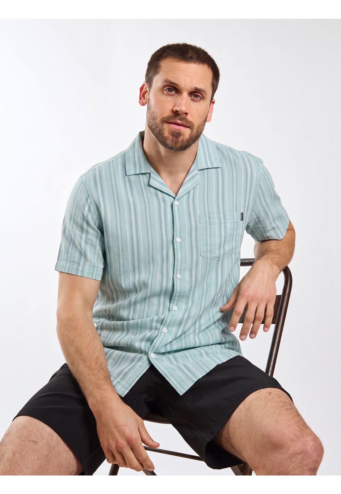 Camisa MC Nalu Celeste Hombre Maui and Sons-5
