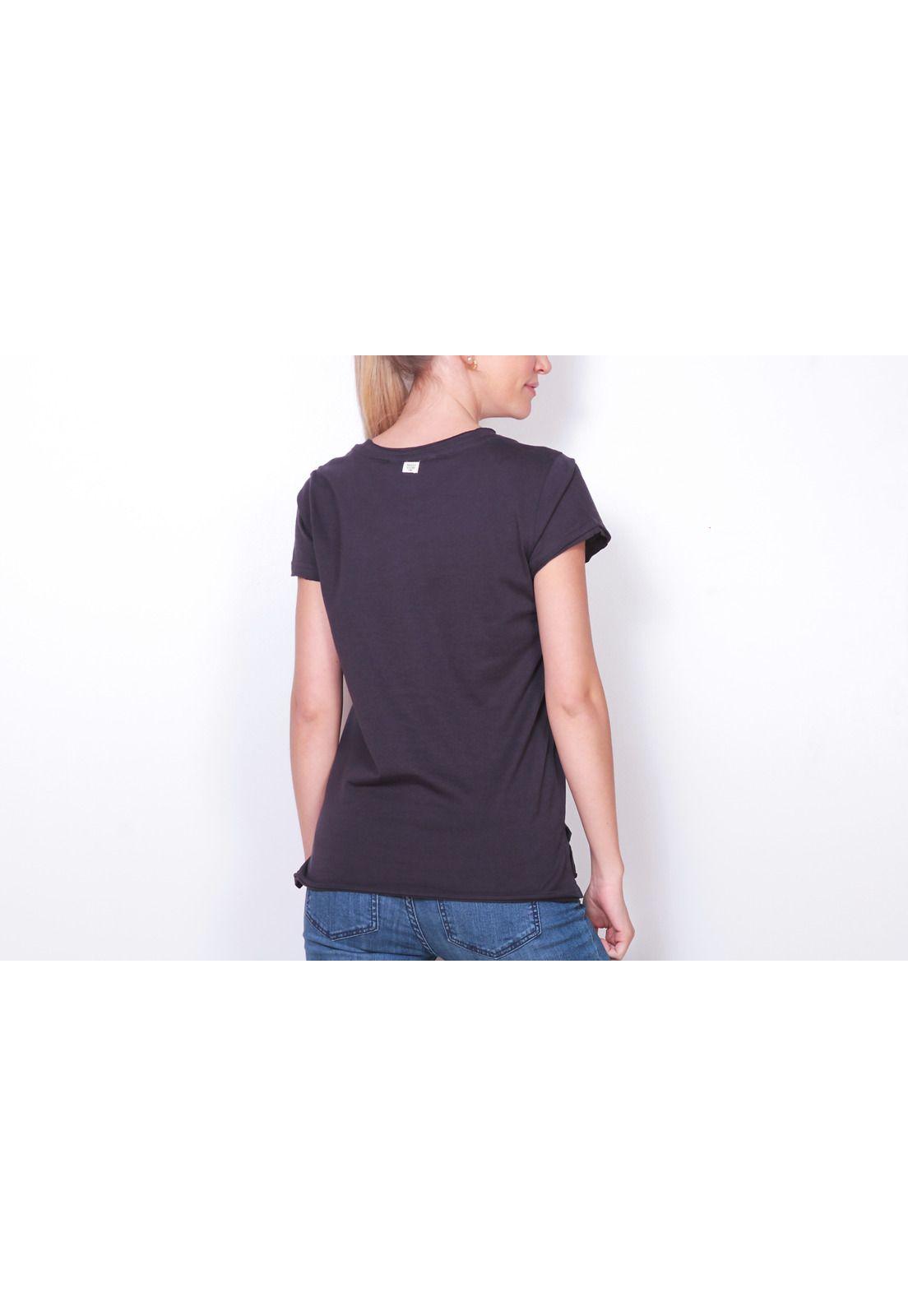 Polera M/C Mujer Negro Maui and Sons 5P245-WI19-1