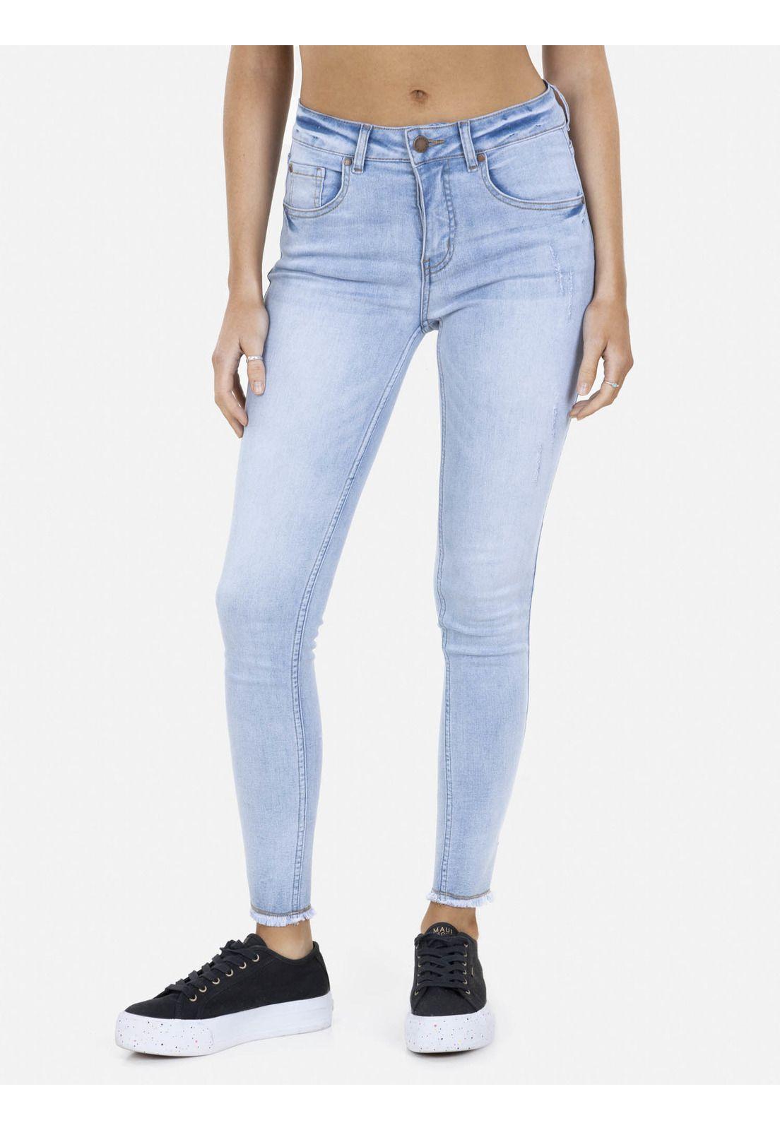 Jeans BLUE ICE Mujer Celeste Maui and Sons-0