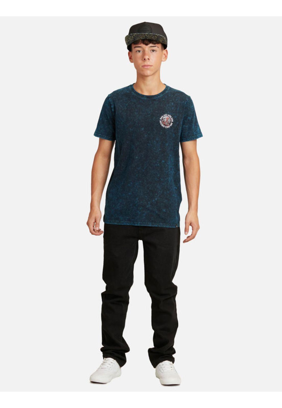 Polera Maui & Sons Surf Process Style Juvenil Hombre Azul Maui And Sons-3