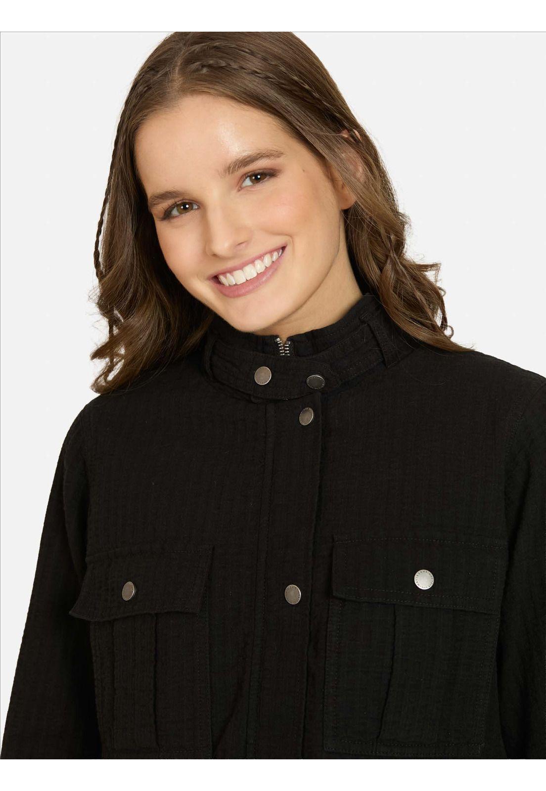 Chaqueta Solis Negro Mujer Maui And Sons-2