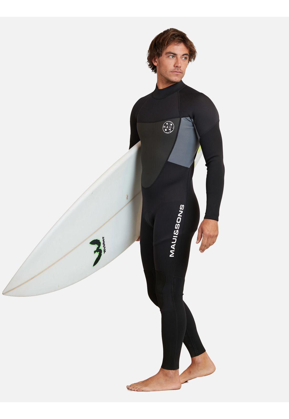 Traje Agua Prupel  Negro Hombre Maui And Sons-0