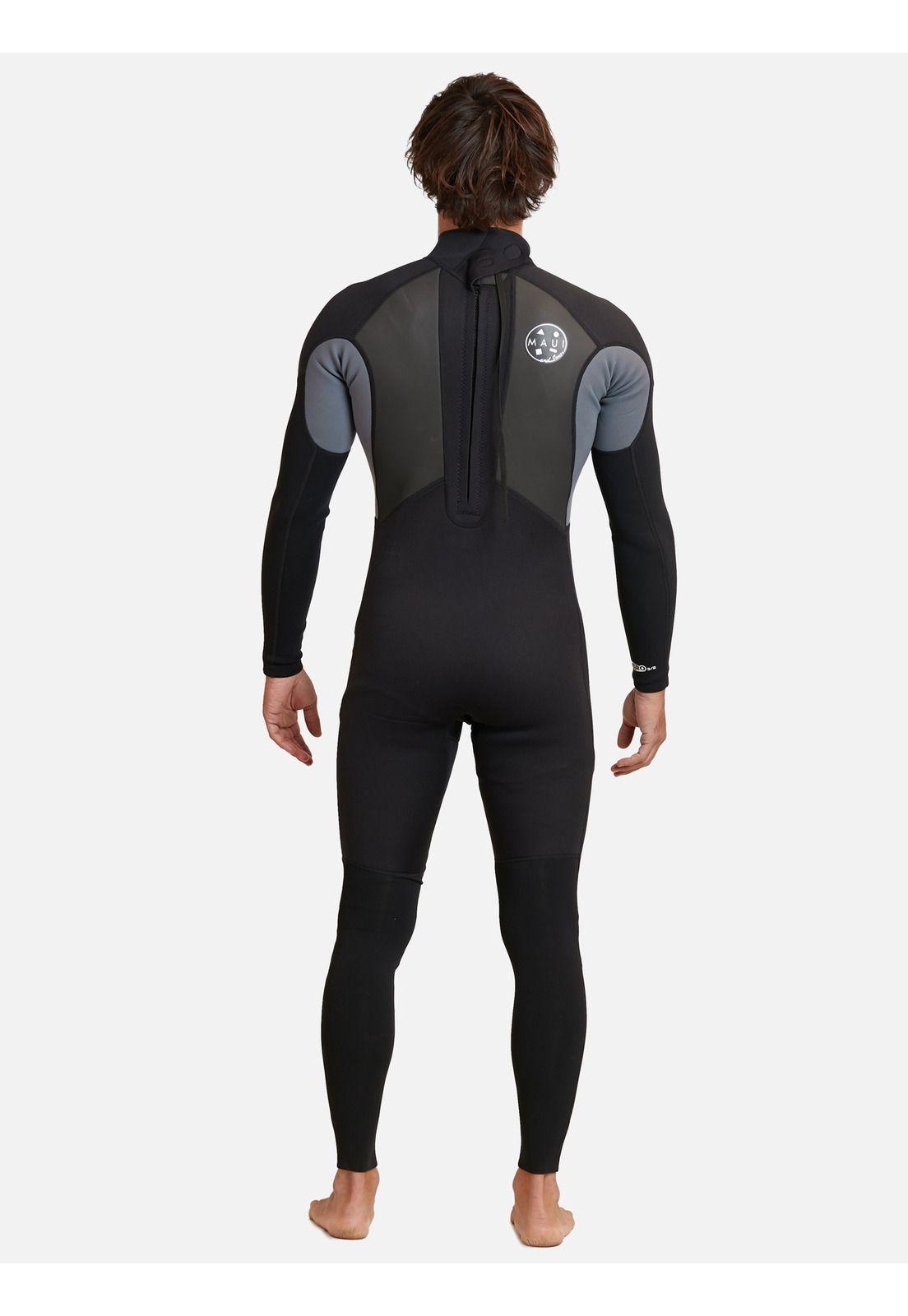 Traje Agua Prupel  Negro Hombre Maui And Sons-1