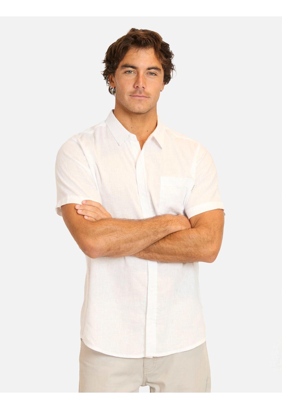 Camisa MC Kairu Blanco Hombre Maui And Sons-0