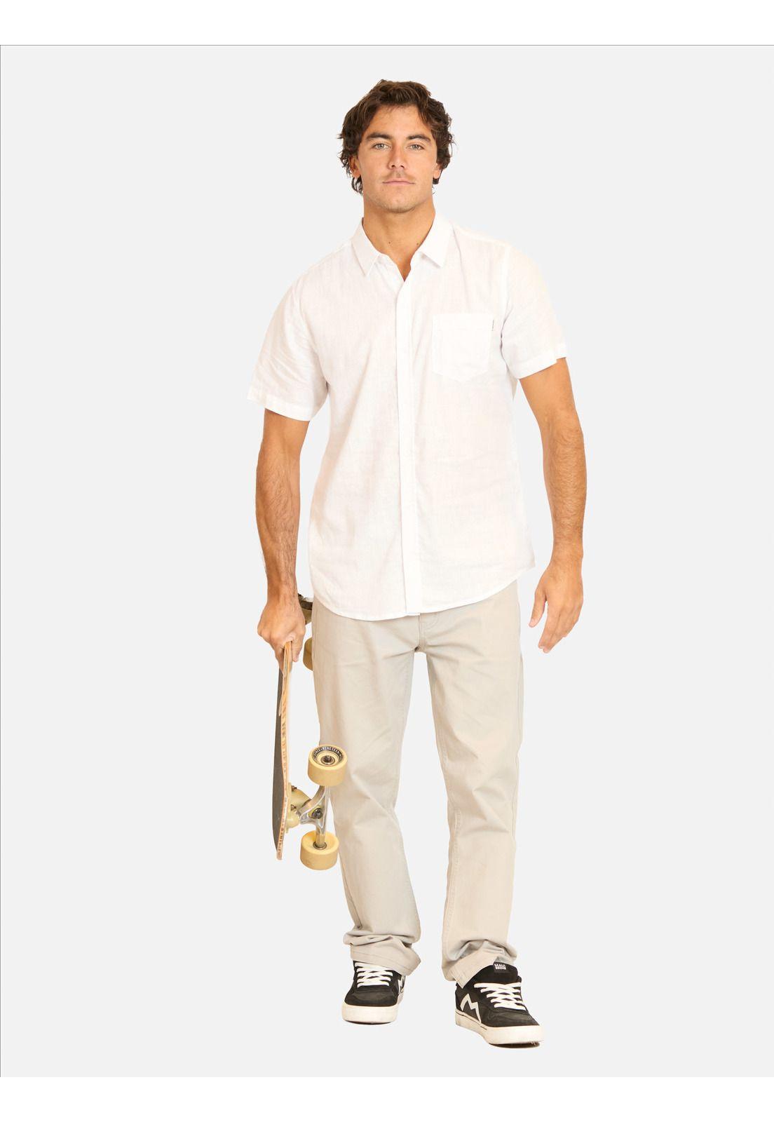 Camisa MC Kairu Blanco Hombre Maui And Sons-3