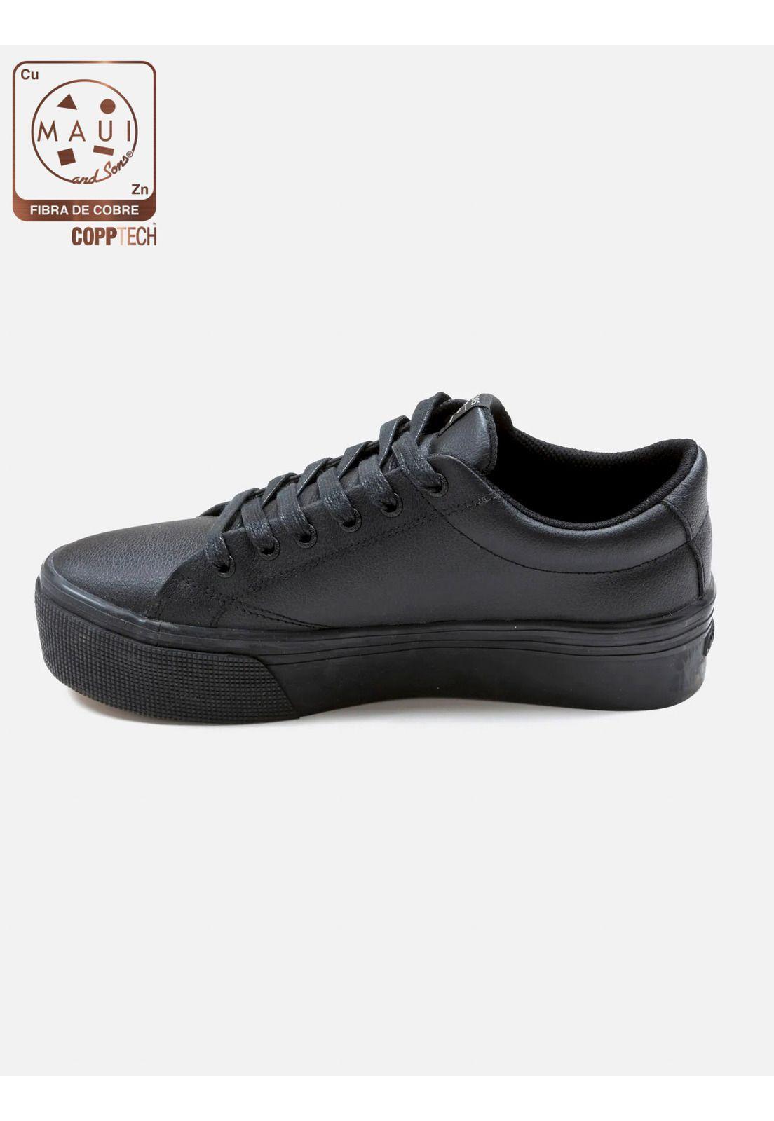 Zapatilla Escolar Nani Mujer Negro Maui and Sons-1