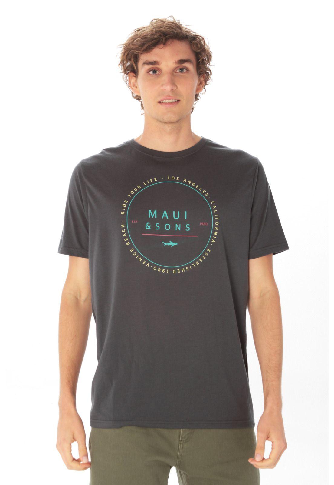Polera Hombre Maui 5P450-MV21 Gris-0
