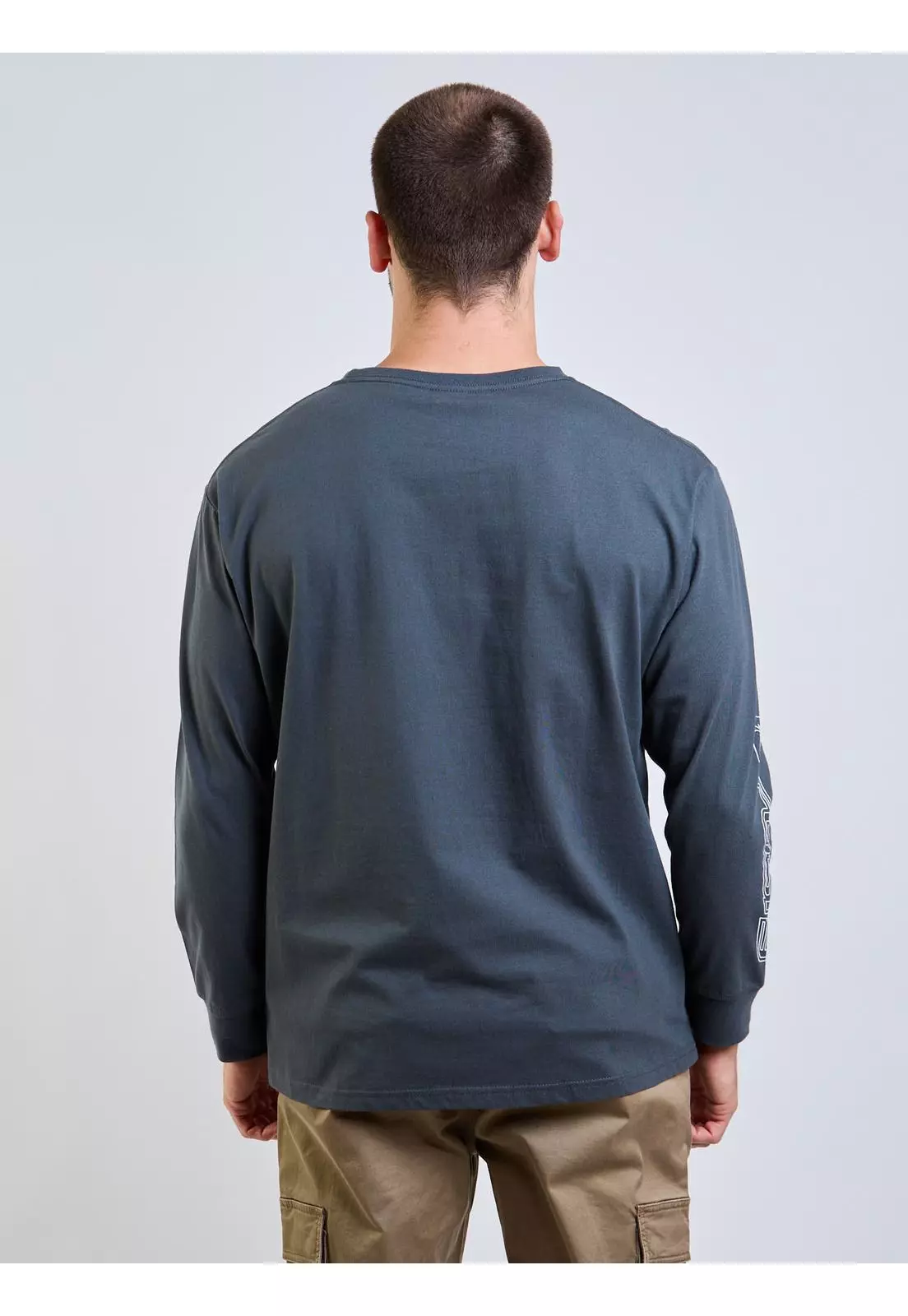 Polera ML Speed R Gris Hombre Rusty-1
