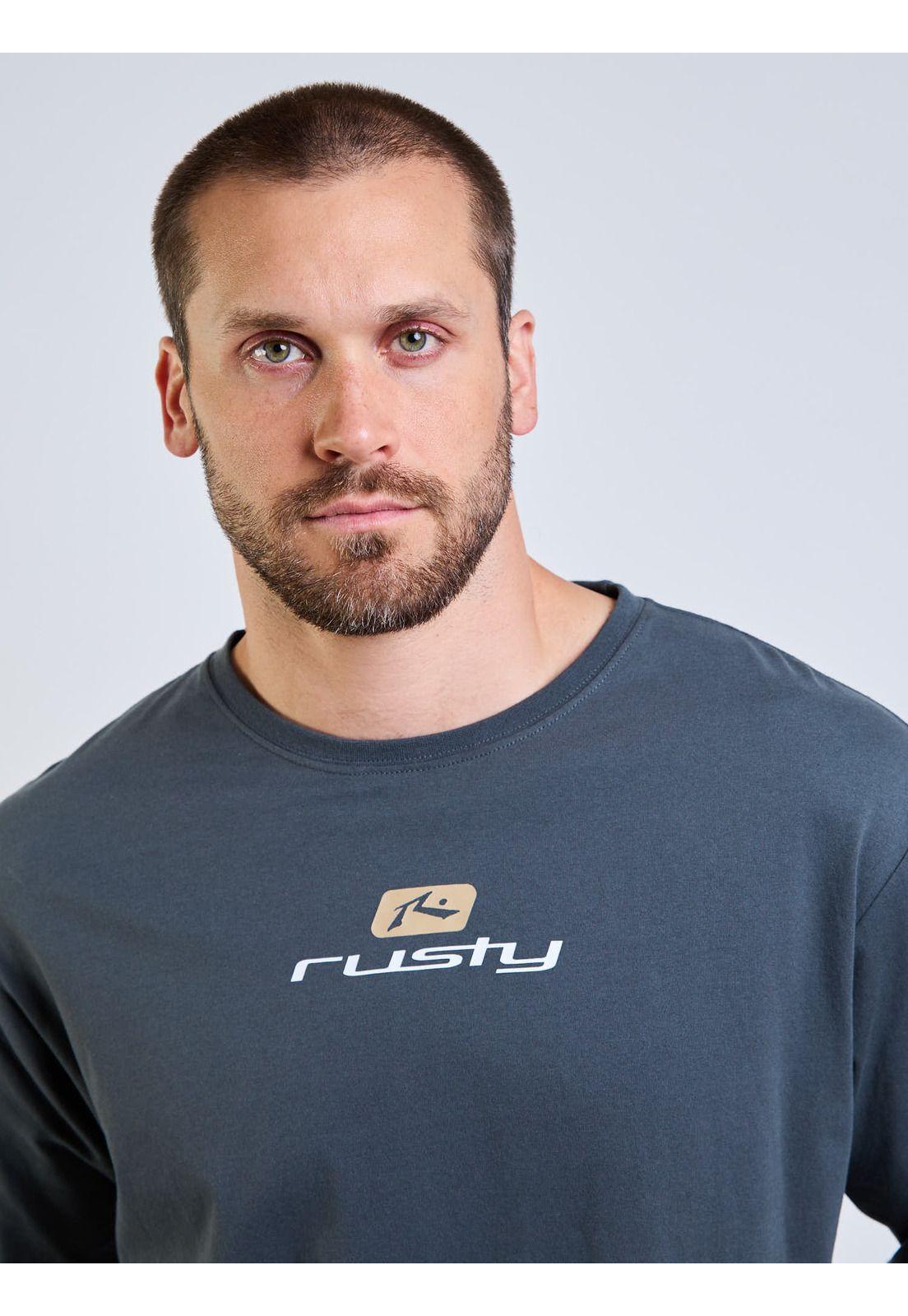 Polera ML Speed R Gris Hombre Rusty-3