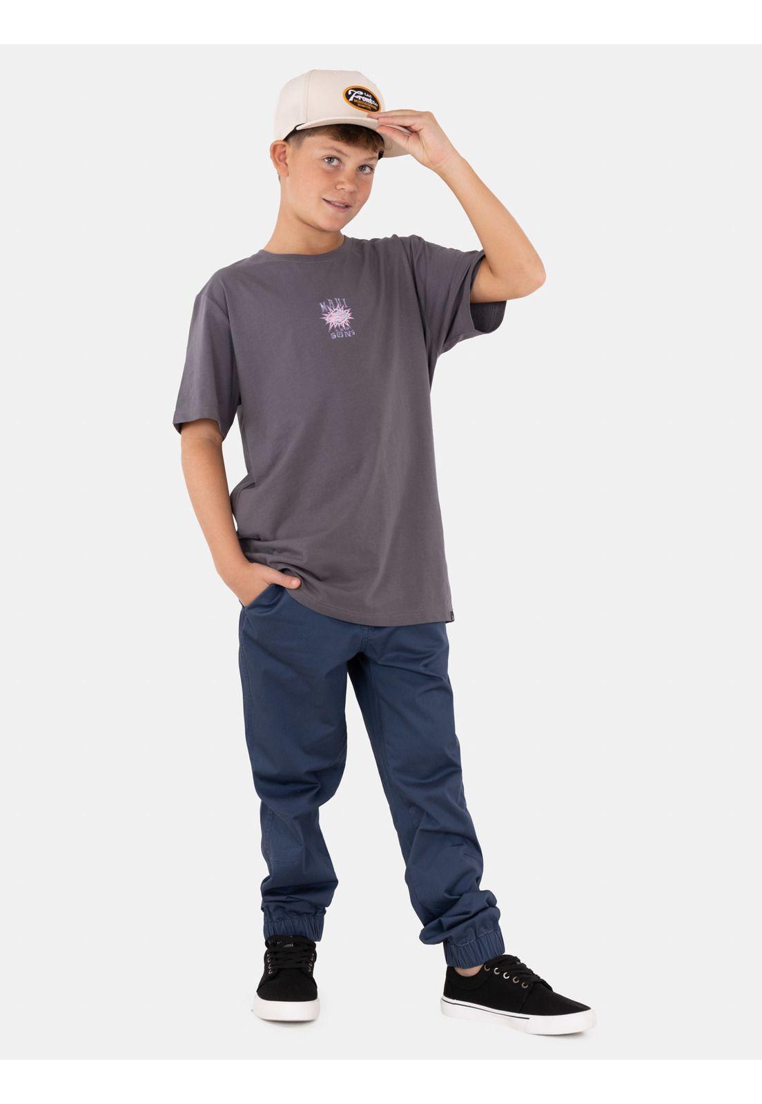 Pantalón Jogger Sunlira Celeste Infantil Maui And Sons-0