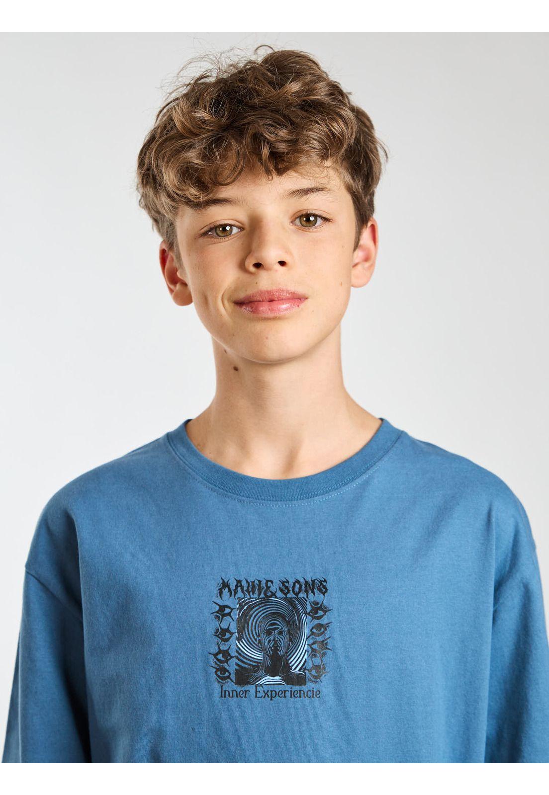 Polera ML Pacific Celeste Infantil Maui and Sons-4
