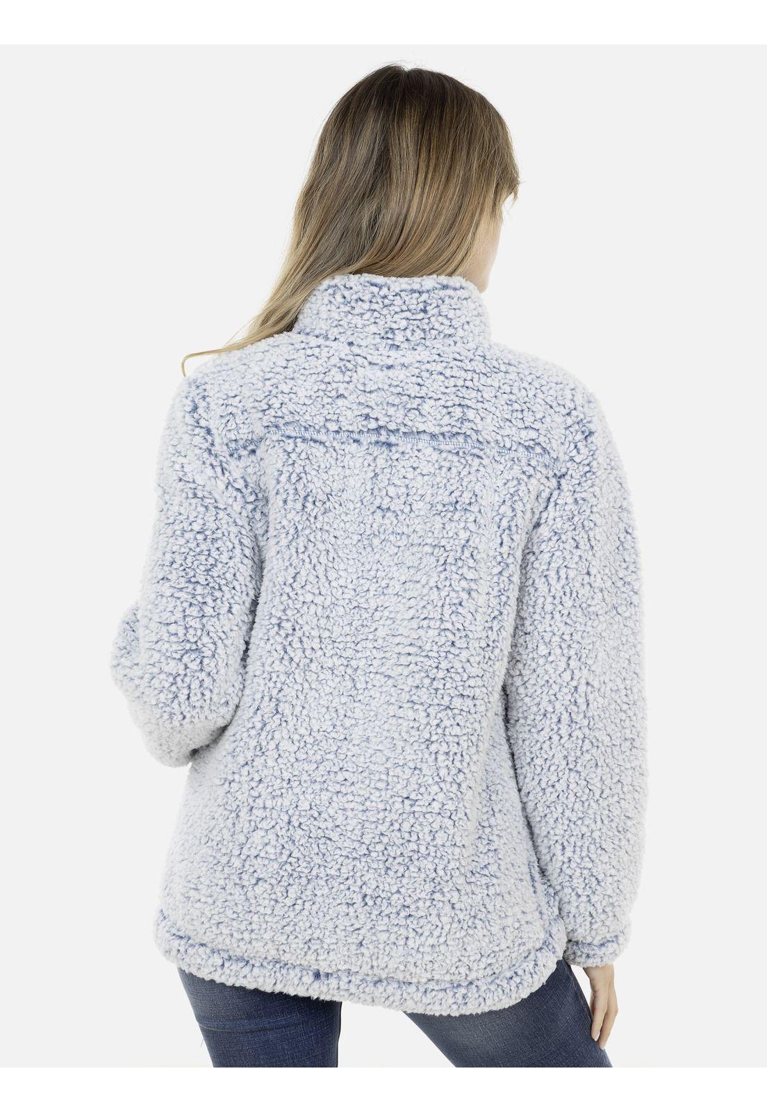 Poleron Mujer 5O296-WI21 Azul Maui and Sons-1